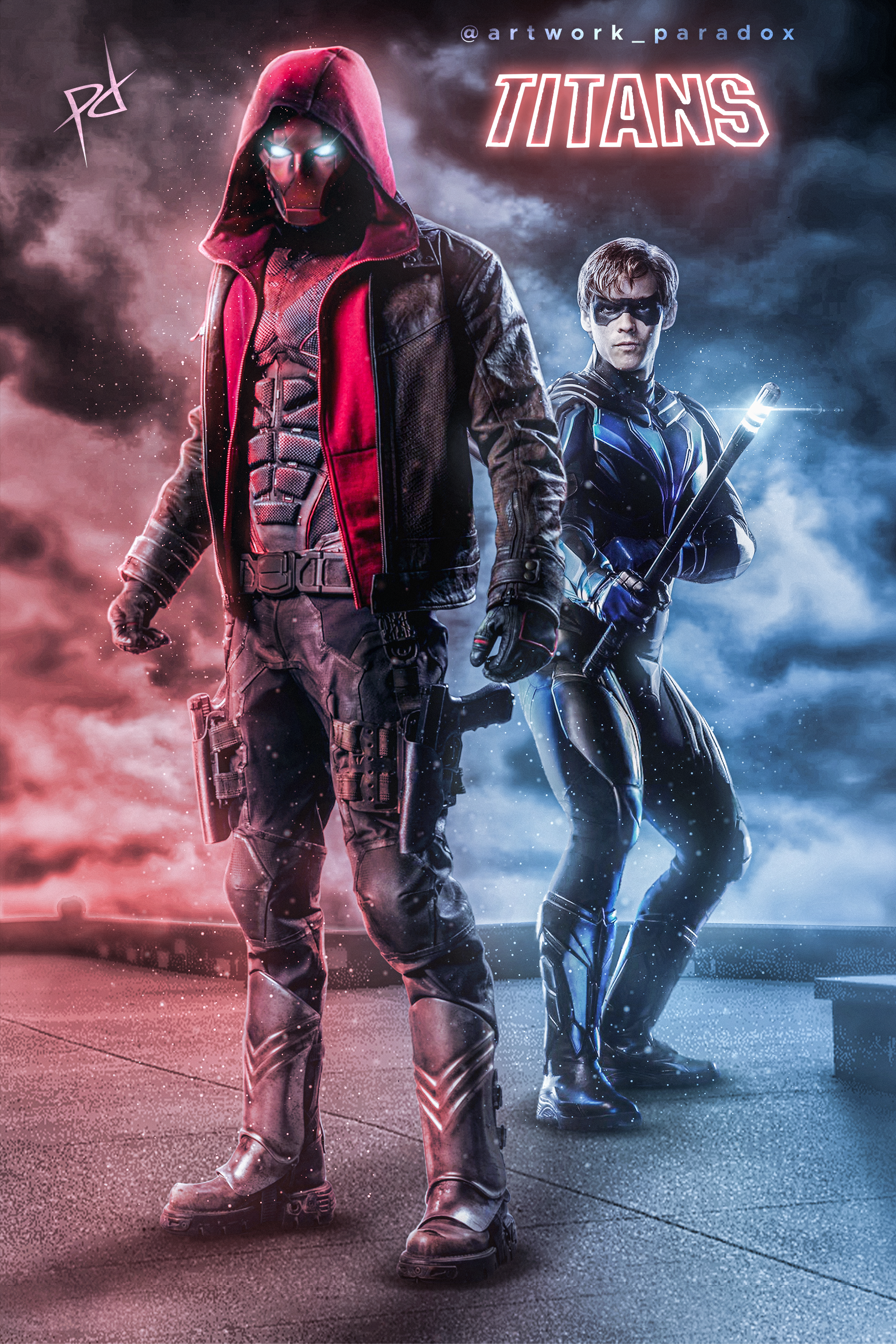 Titans 3 Red Hood Poster Wallpapers