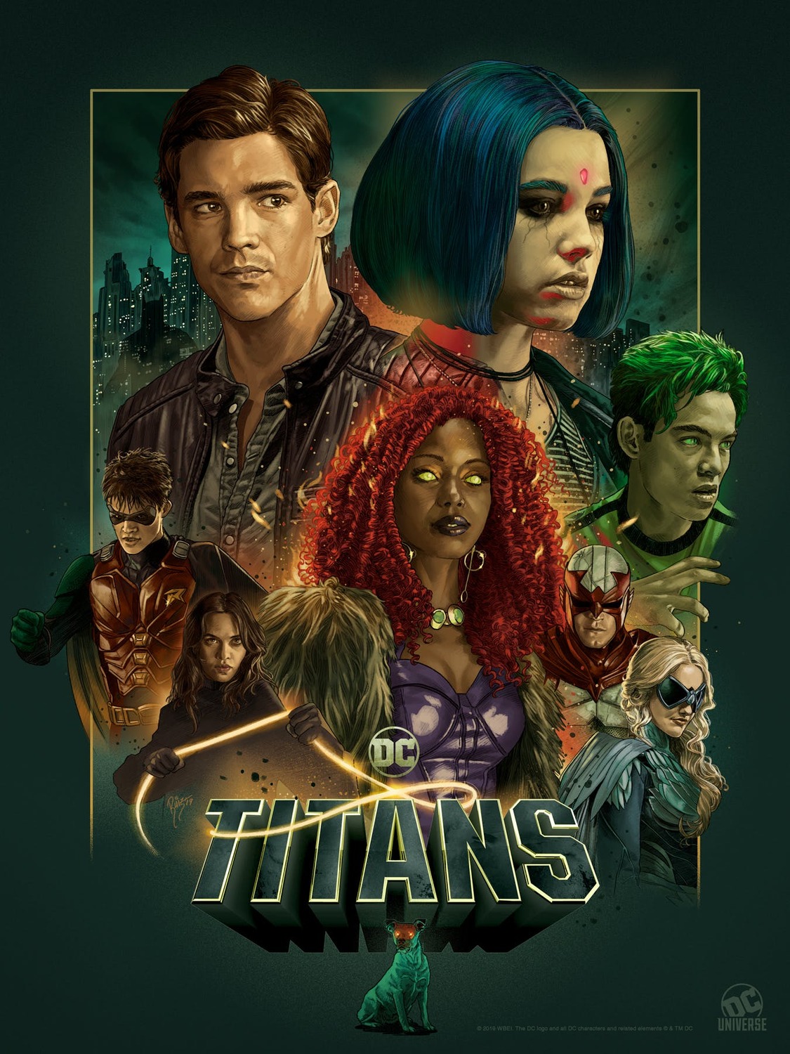 Titans Show Official Poster Wallpapers