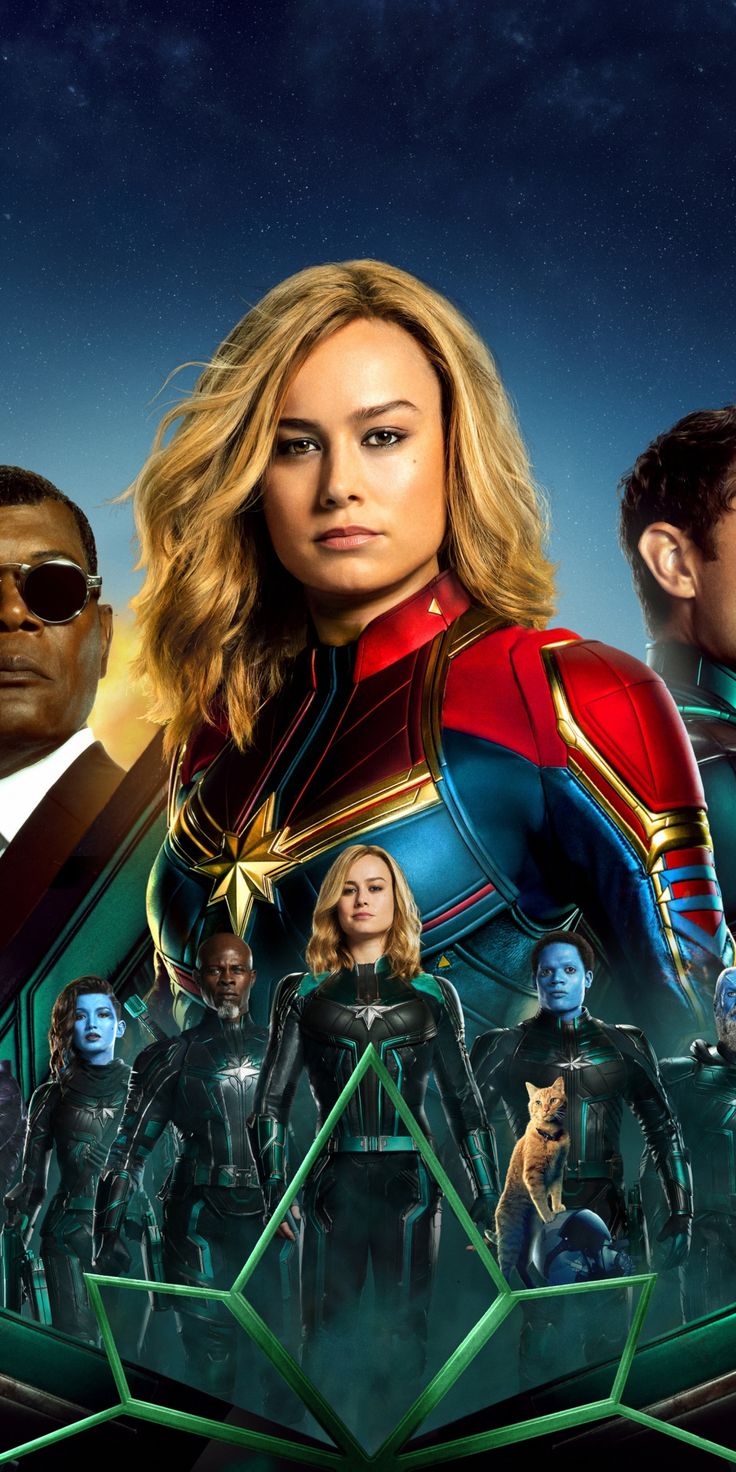 2019 Captain Marvel Movie Wallpapers