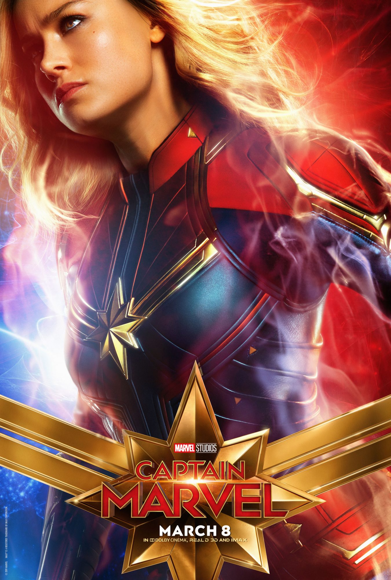 2019 New Captain Marvel Poster Wallpapers