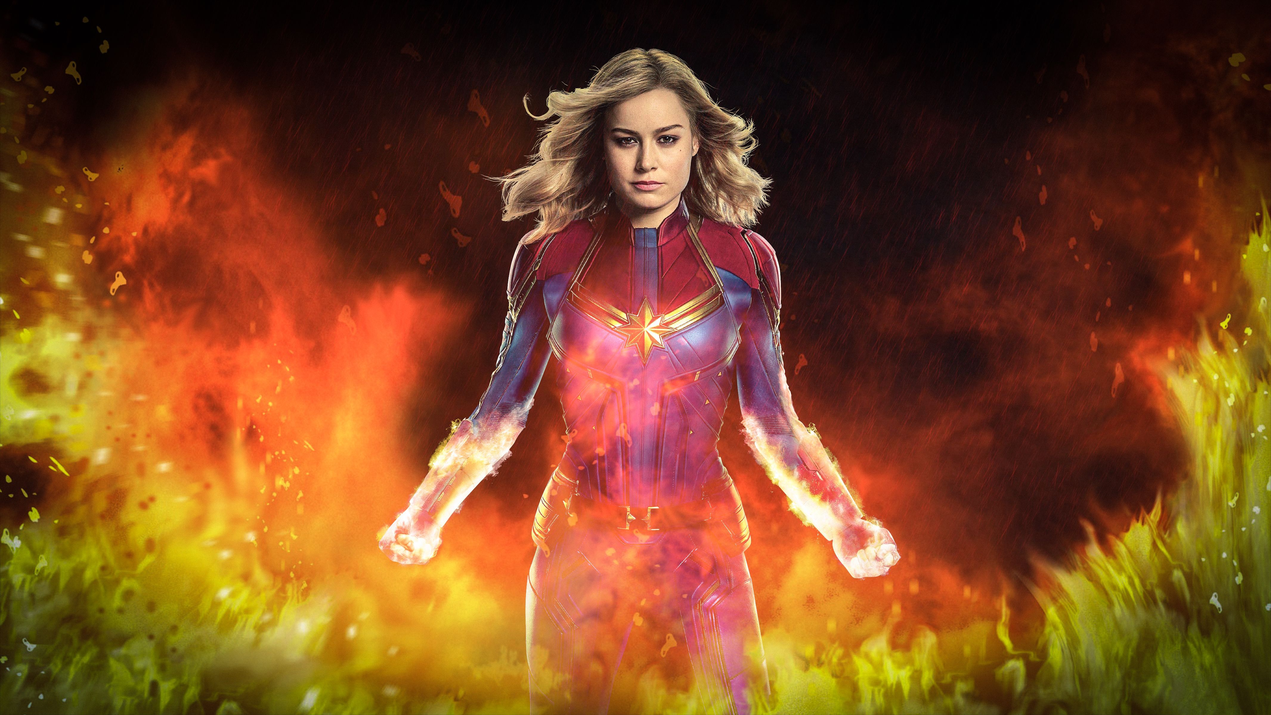 2019 New Captain Marvel Poster Wallpapers