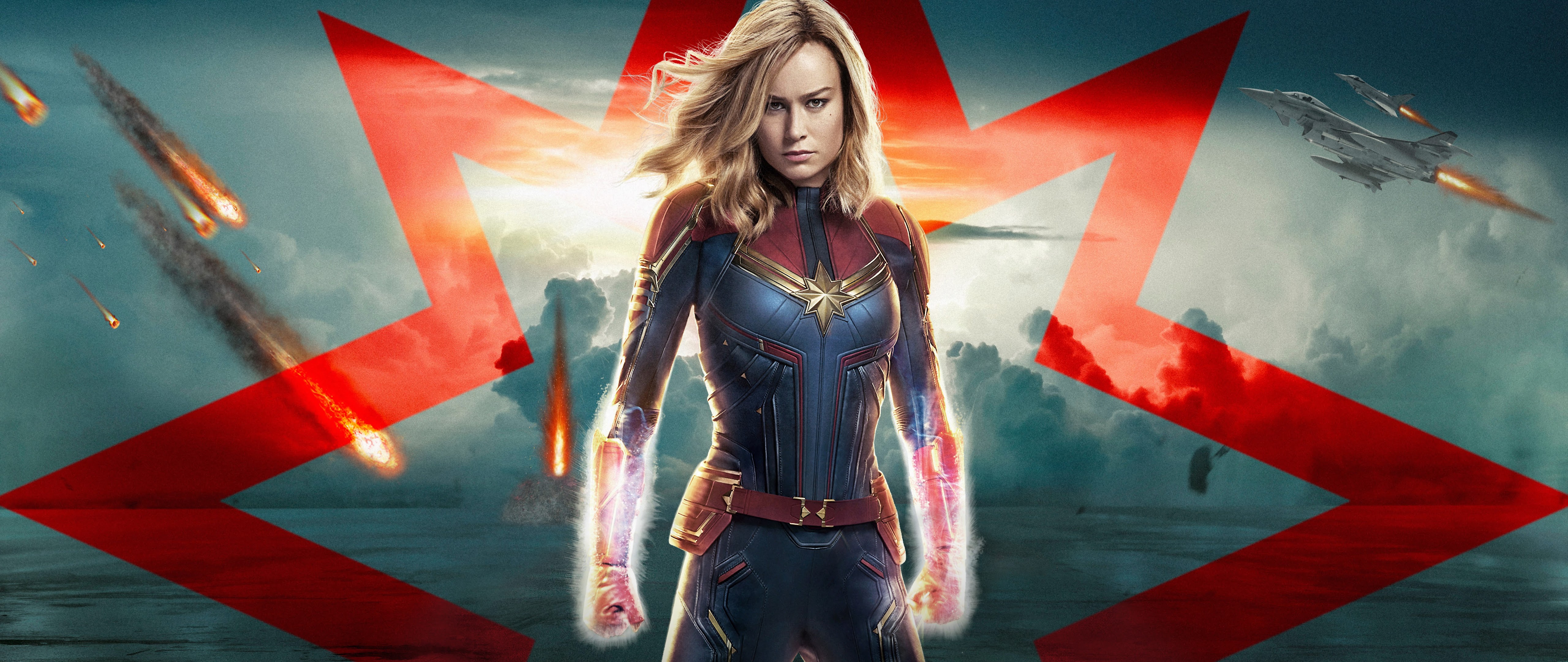 2019 New Captain Marvel Poster Wallpapers