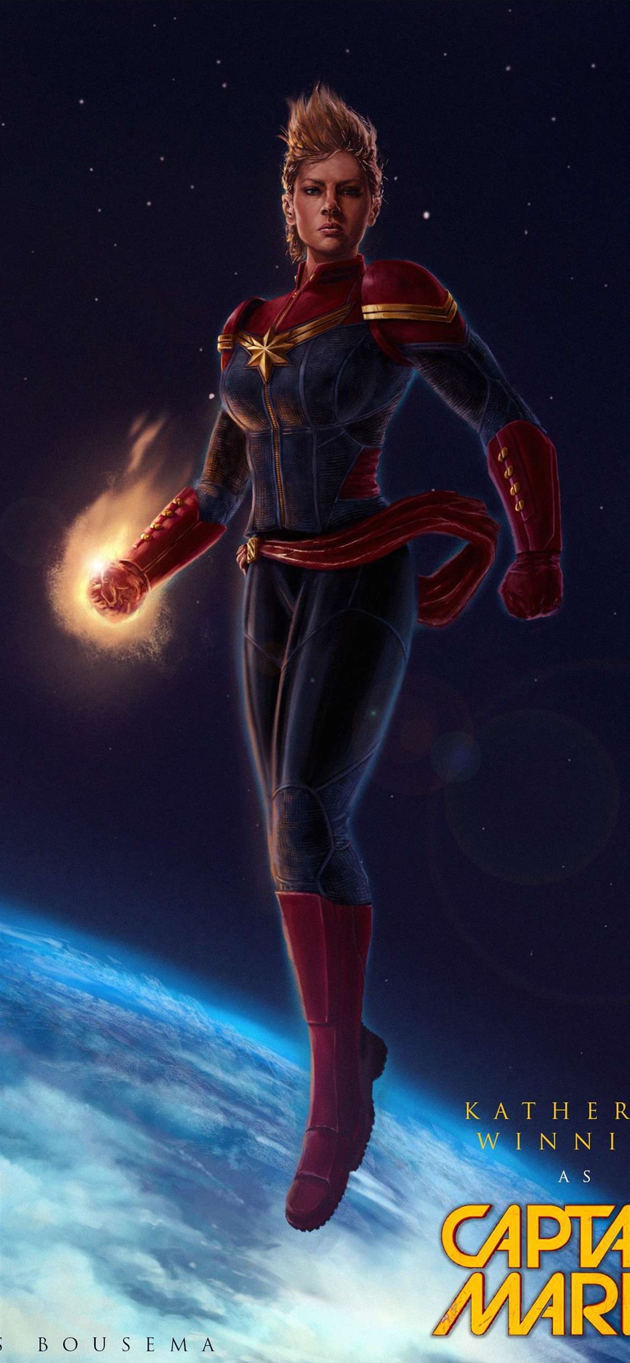 2019 New Captain Marvel Poster Wallpapers