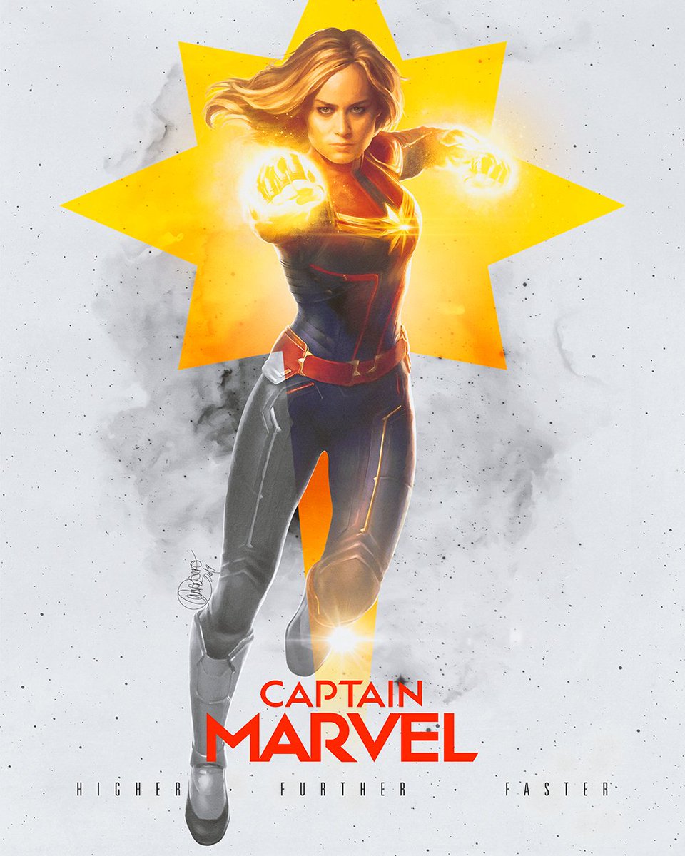 2019 New Captain Marvel Poster Wallpapers