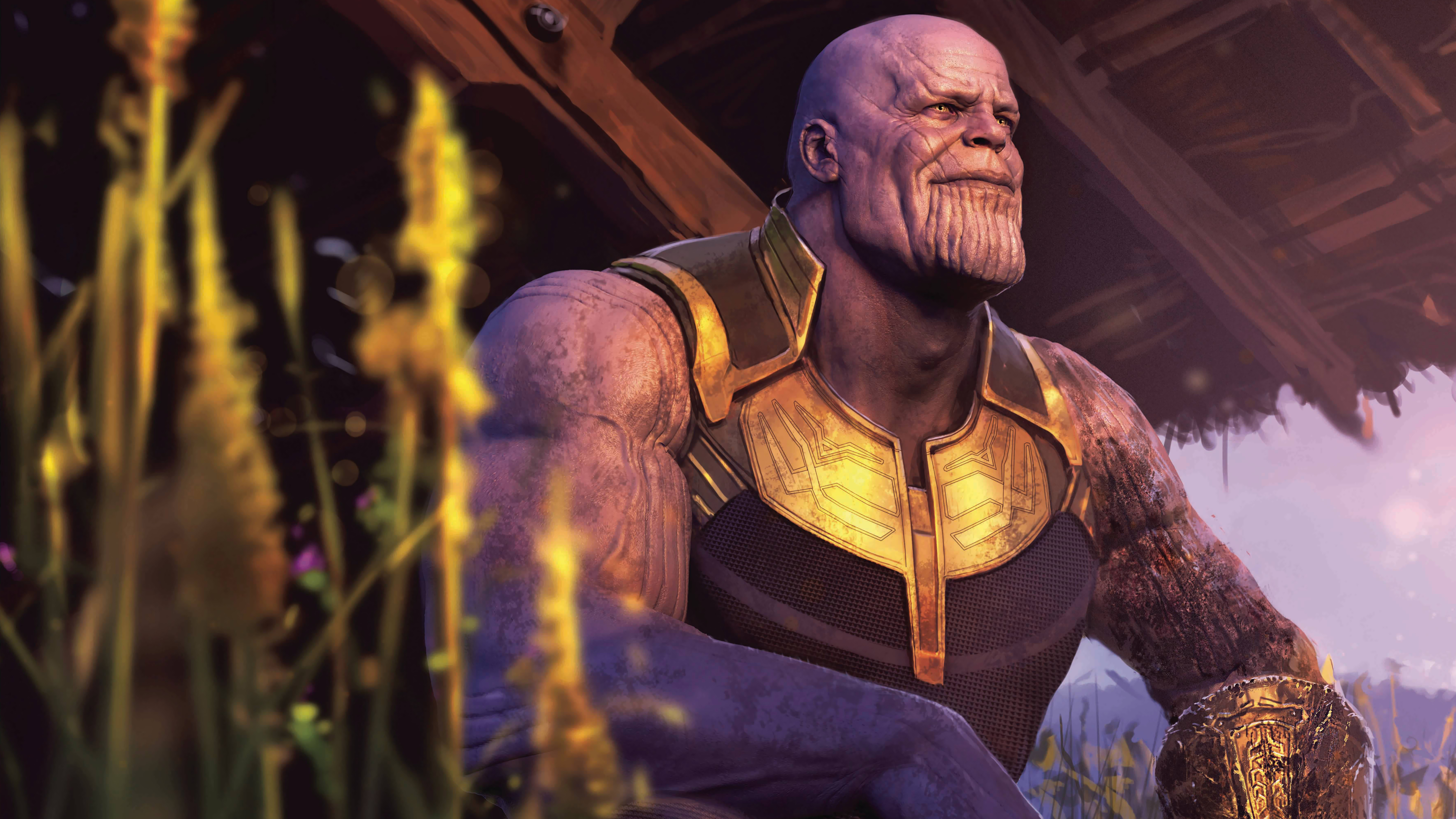 8K Avengers Endgame Thanos Wallpapers