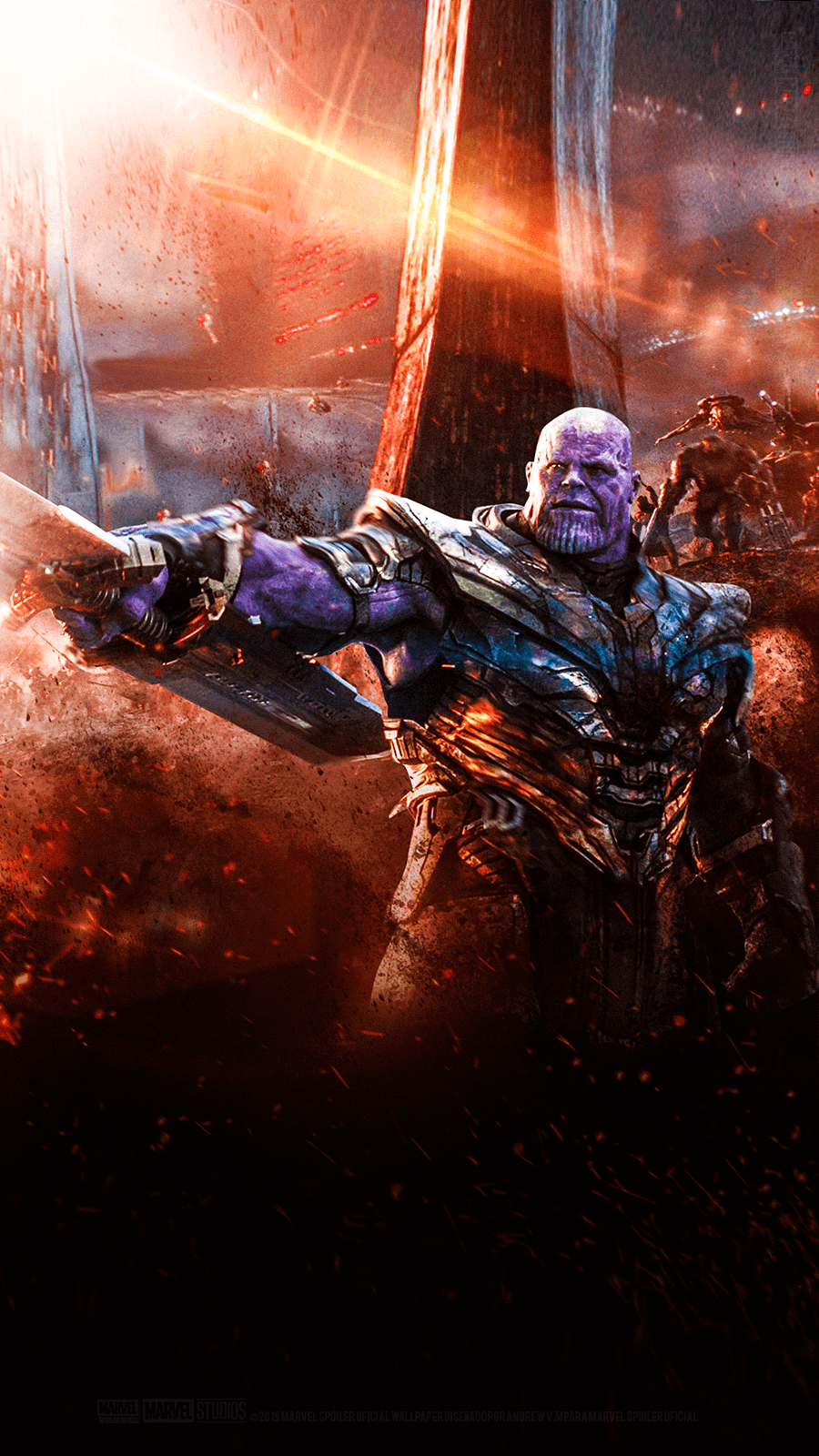 8K Avengers Endgame Thanos Wallpapers