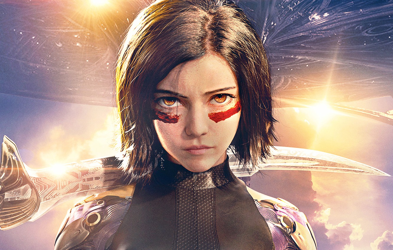 Alita Battle Angel With Sword Wallpapers