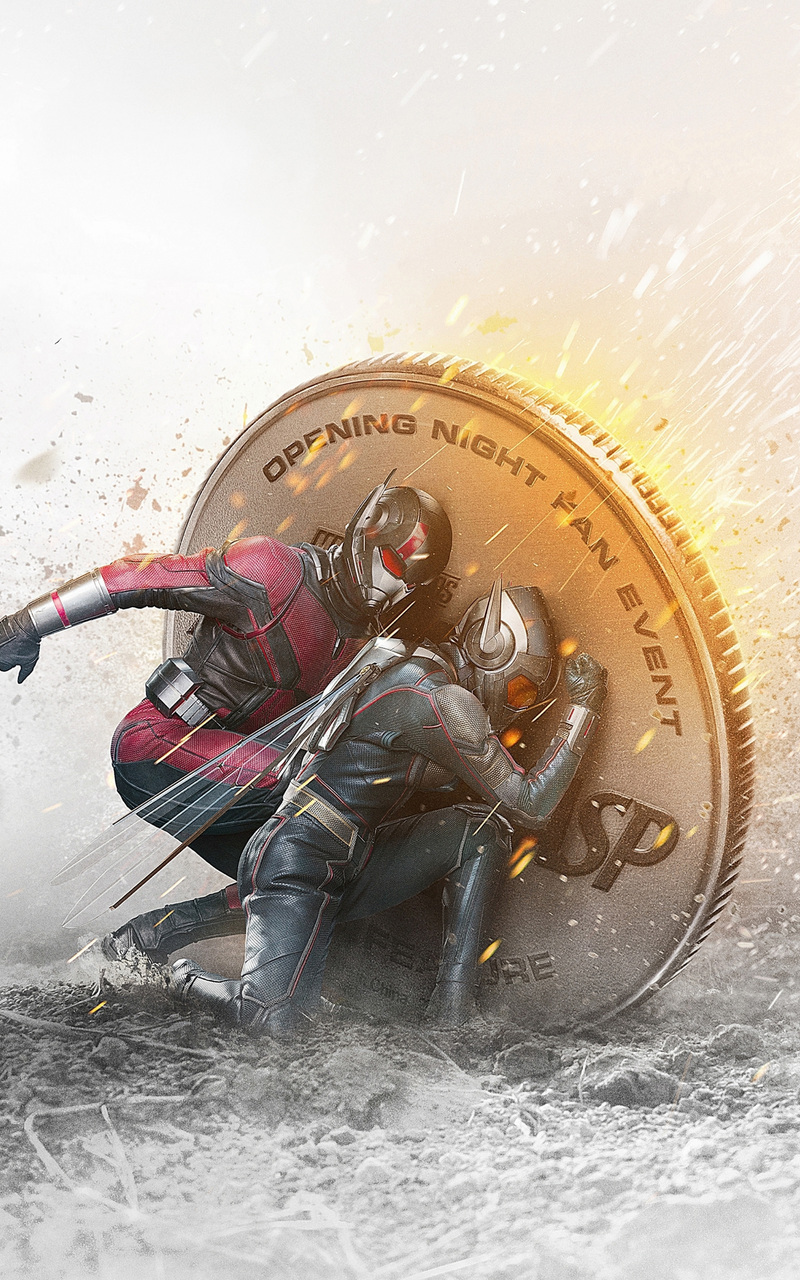 Ant-Man And The Wasp Movie Coin Poster Wallpapers