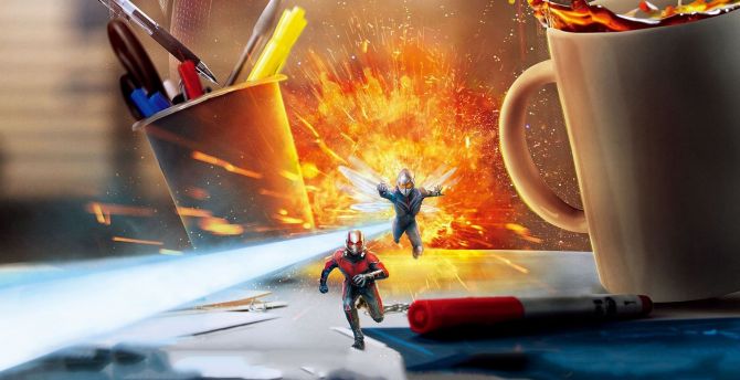 Ant-Man And The Wasp Movie Coin Poster Wallpapers