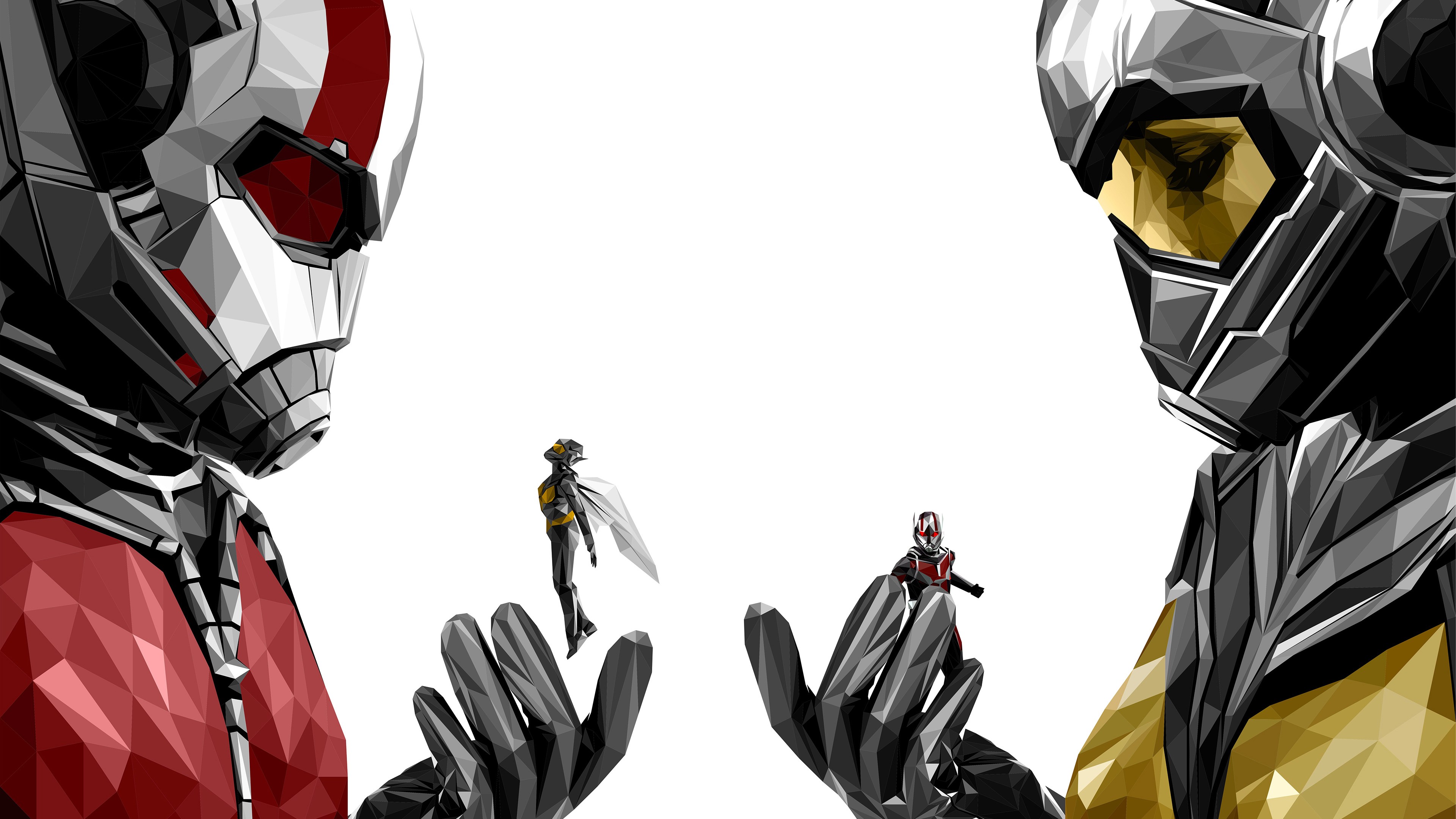 Ant-Man And The Wasp Splash Art Wallpapers