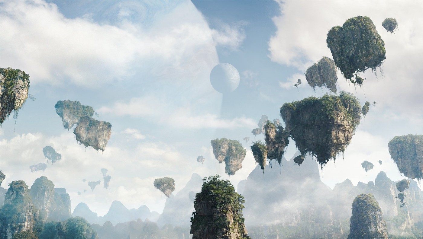 Avatar Floating  Mountains Wallpapers