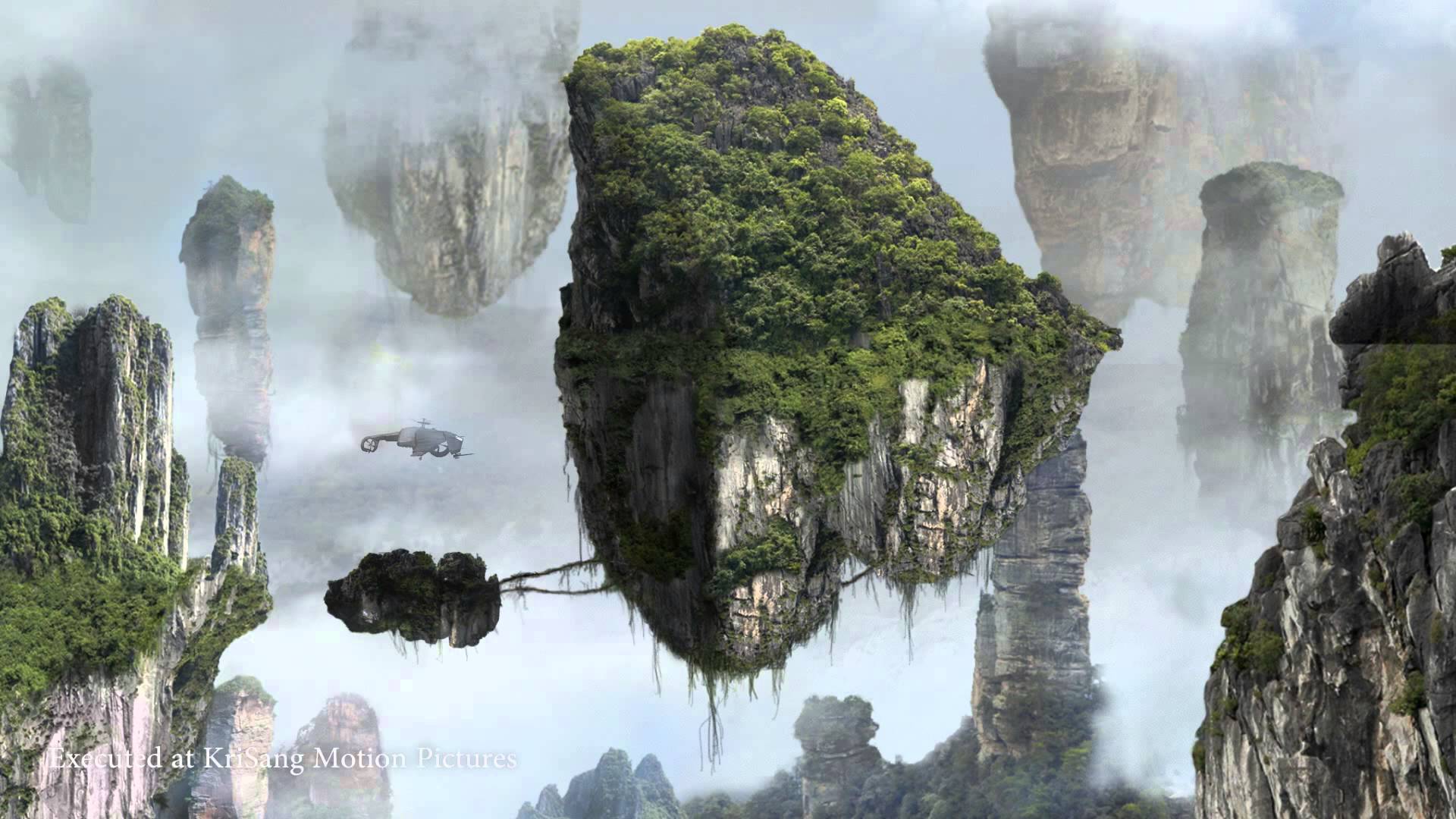 Avatar Floating  Mountains Wallpapers