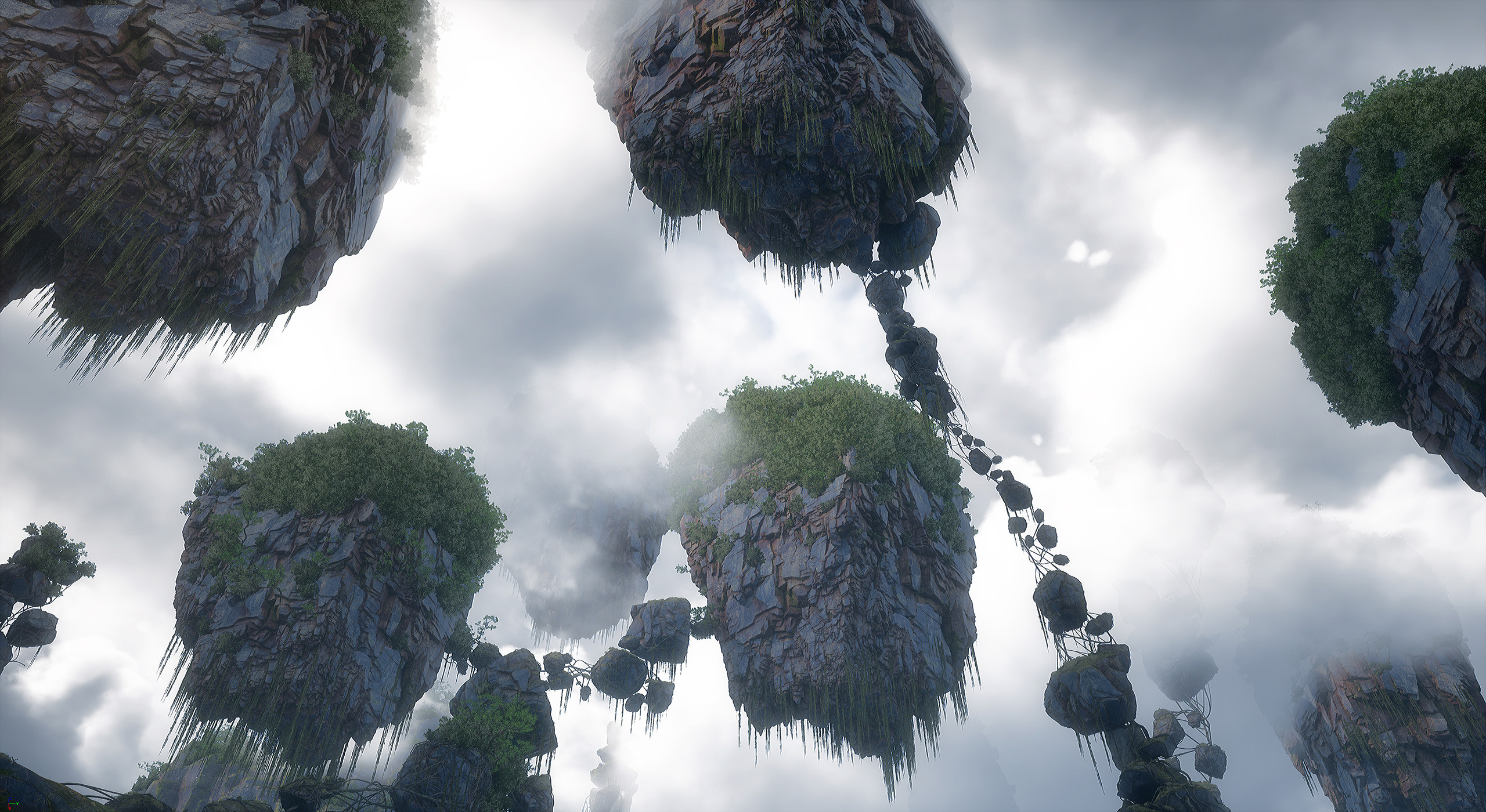 Avatar Floating  Mountains Wallpapers