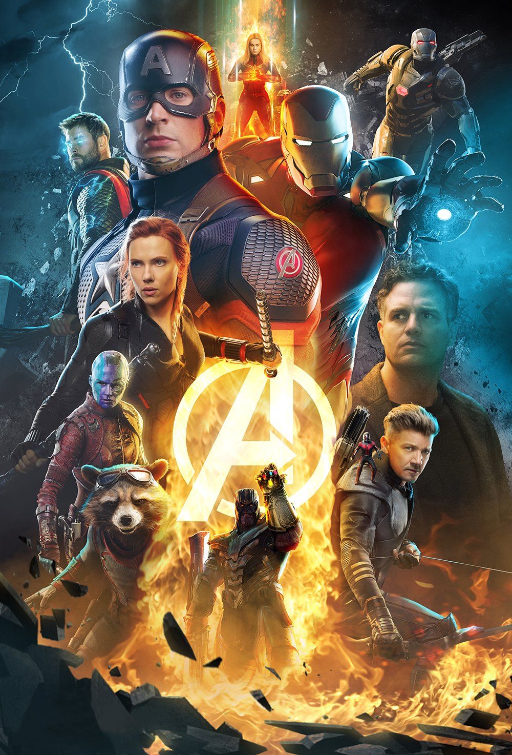 Avengers 4 All Actor Artwork Poster Wallpapers