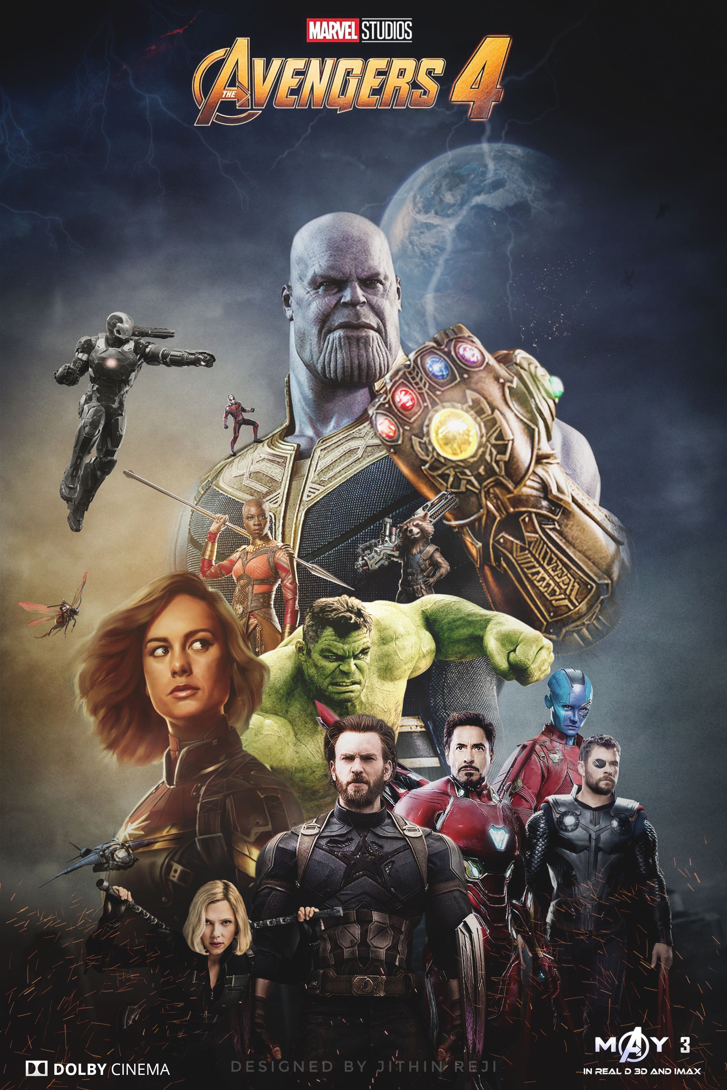 Avengers 4 All Actor Artwork Poster Wallpapers