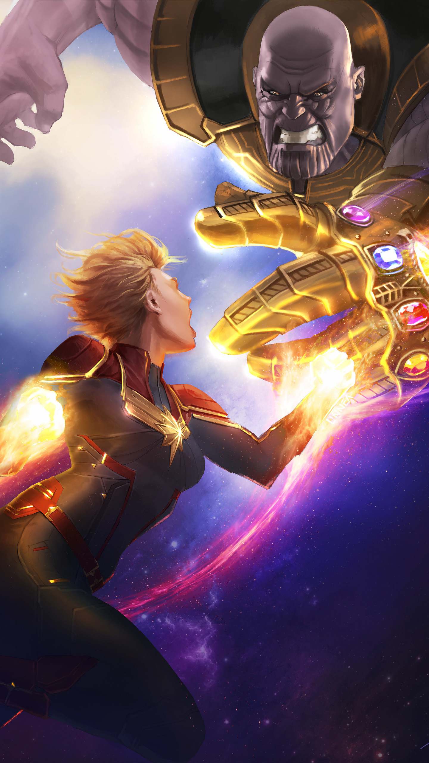 Avengers Endgame Captain Marvel Artwork 2018 Wallpapers