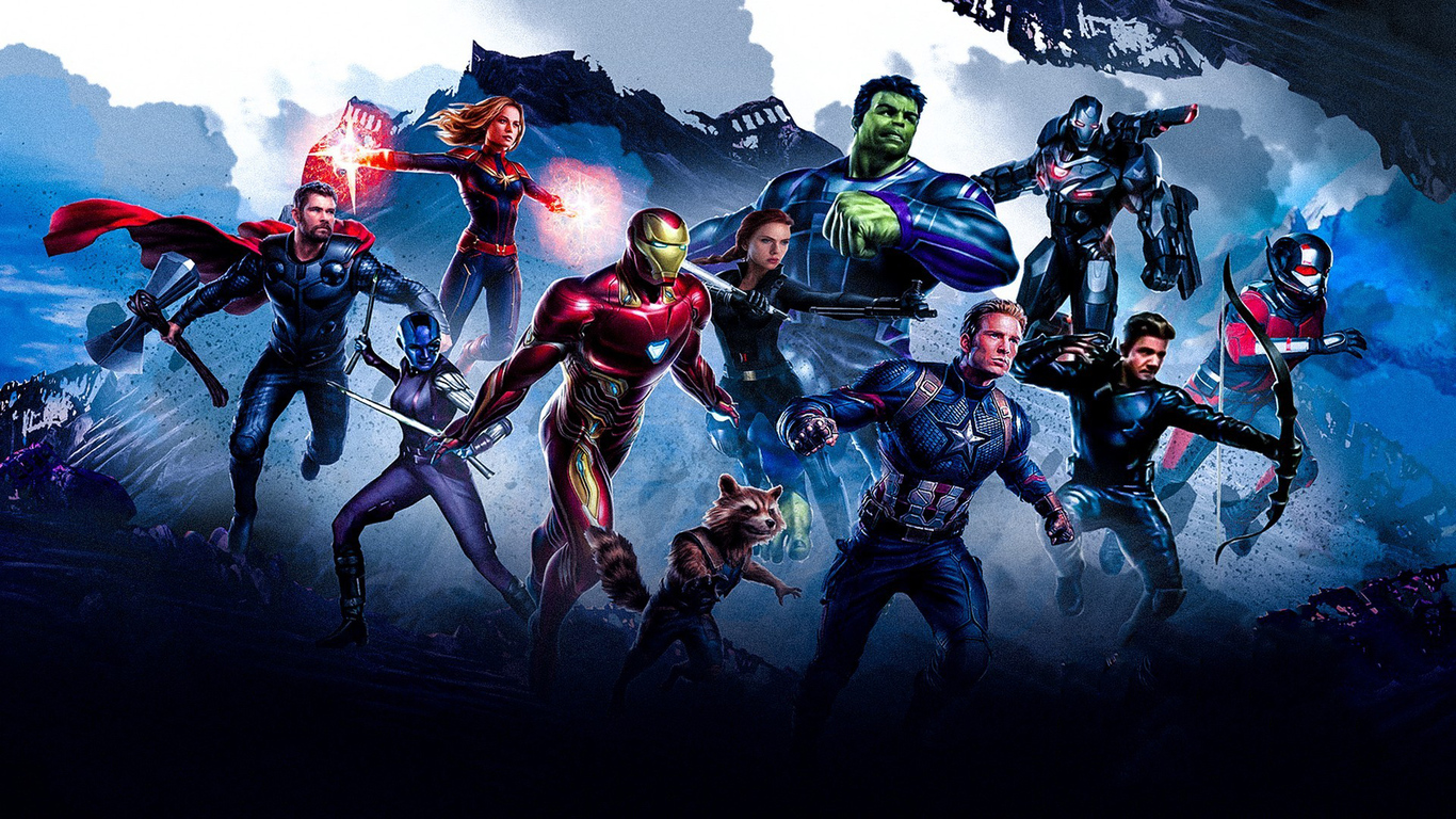 Avengers Endgame Captain Marvel Poster Art Wallpapers