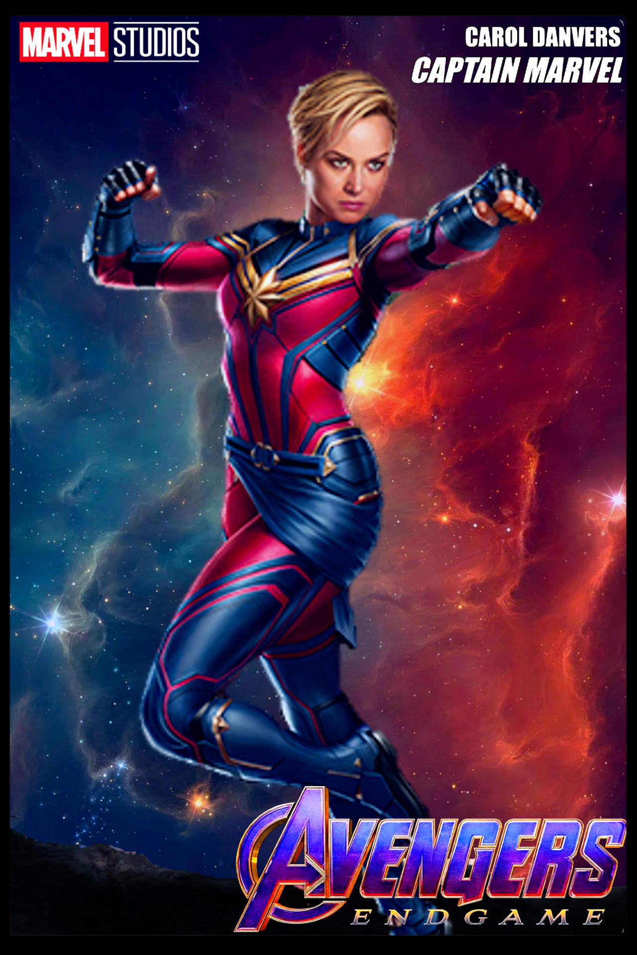 Avengers Endgame Captain Marvel Poster Art Wallpapers