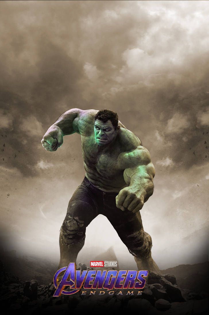 Avengers Endgame Hulk Poster Art Wallpapers