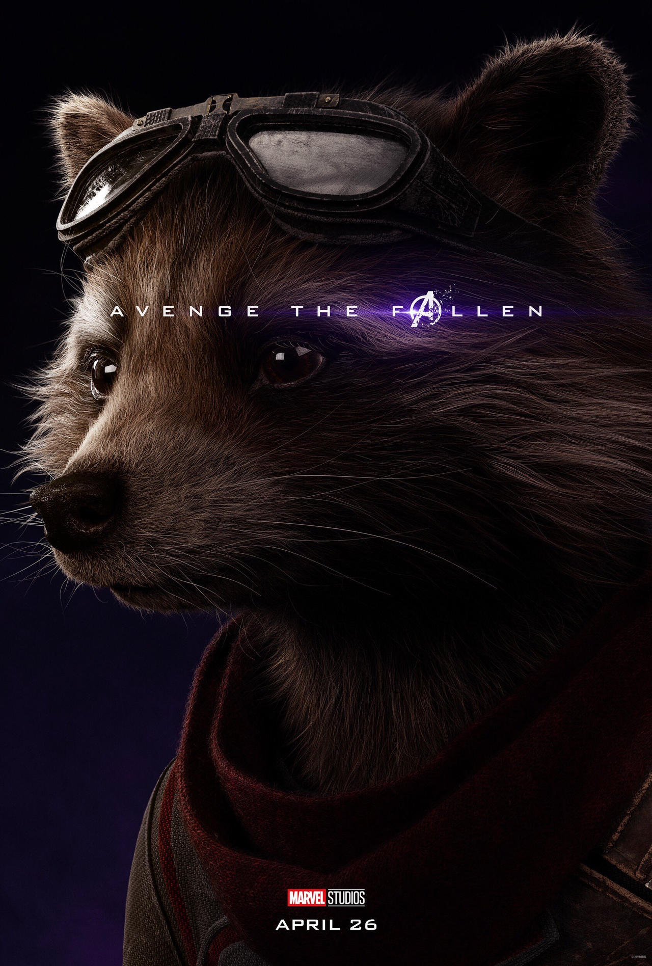 Avengers Endgame Rocket Raccoon Poster Art Wallpapers