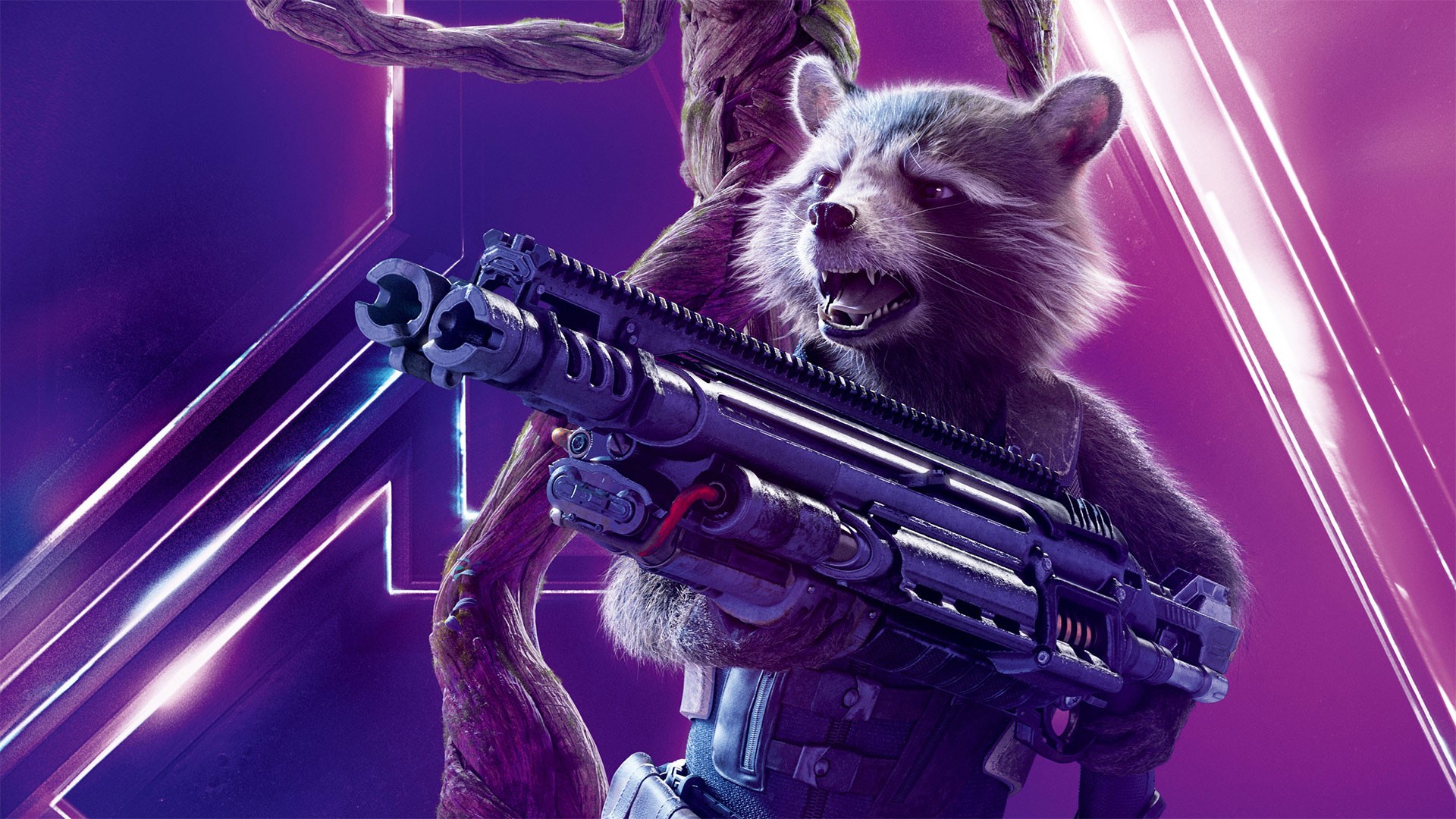 Avengers Endgame Rocket Raccoon Poster Art Wallpapers