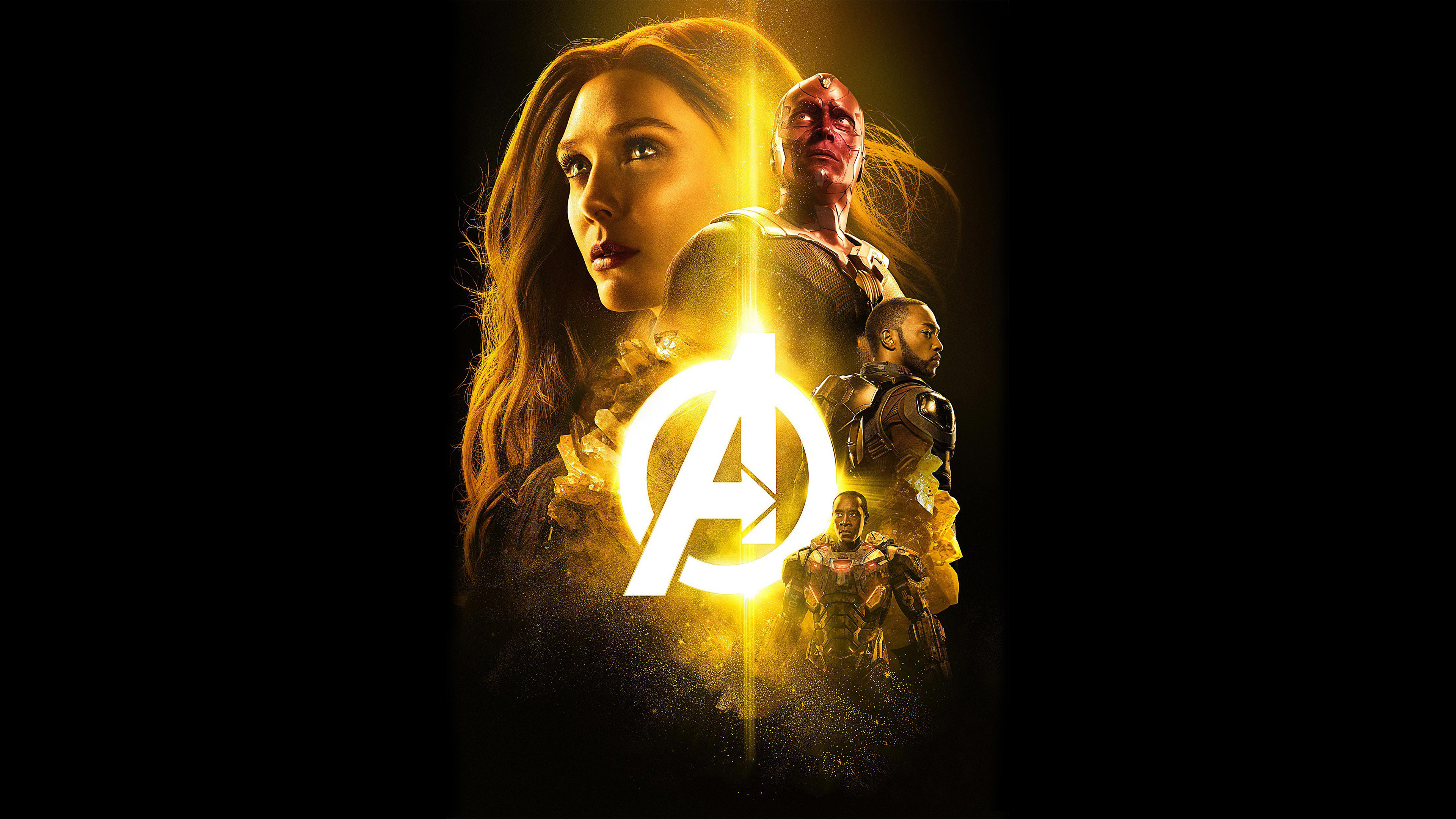 Avengers Infinity War 2018 The Mind Stone Poster Wallpapers