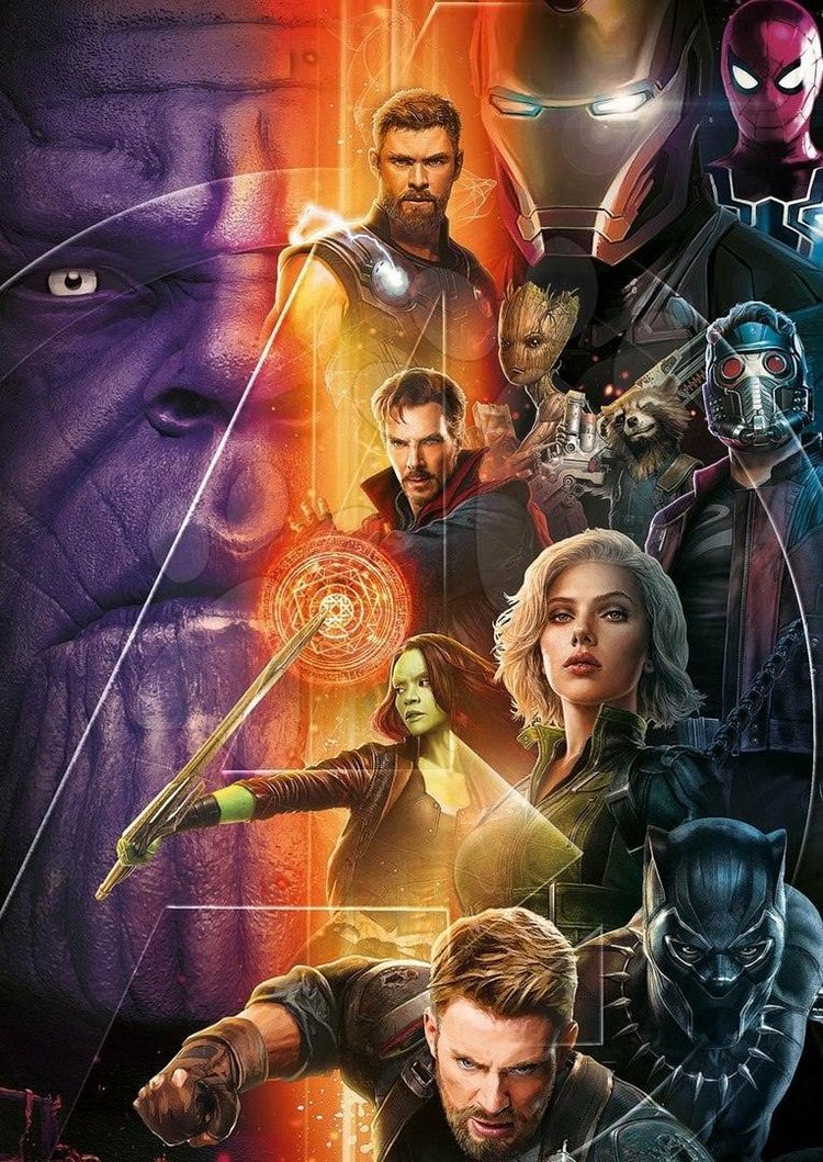 Avengers Infinity War All Superhero And Villain Poster Artwork Wallpapers