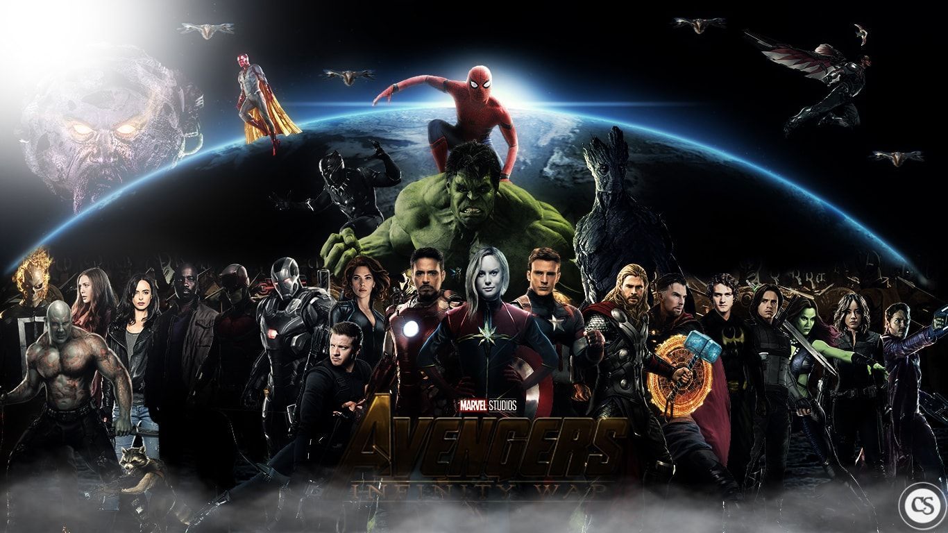 Avengers Infinity War All Superhero And Villain Poster Artwork Wallpapers