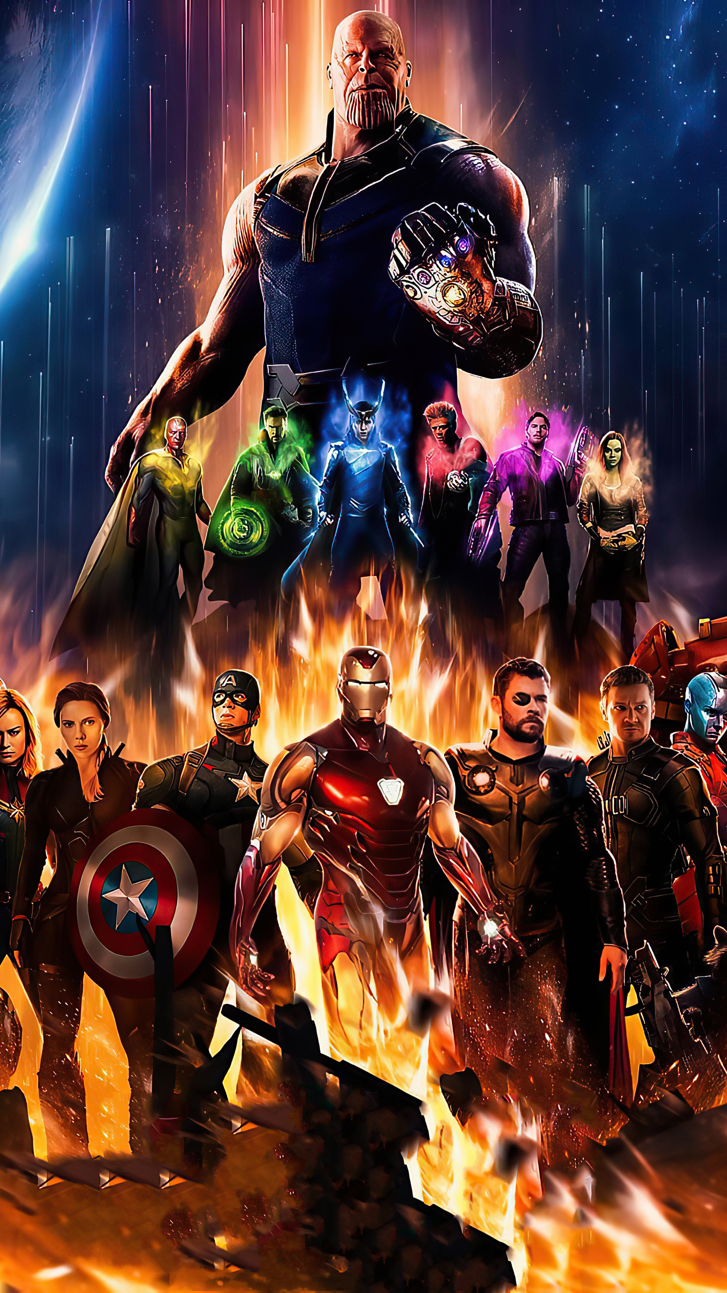 Avengers Infinity War All Superhero And Villain Poster Artwork Wallpapers
