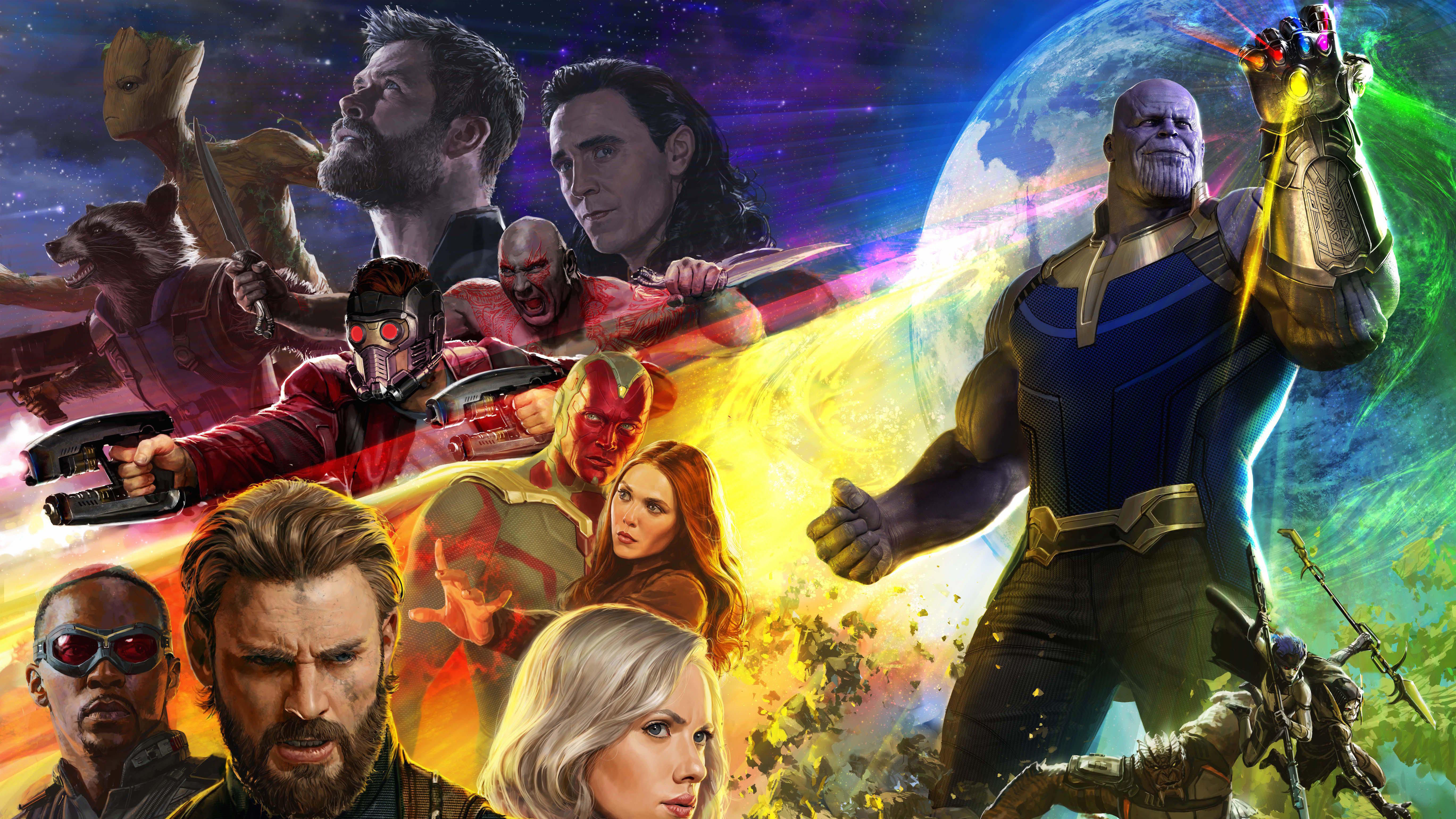 Avengers Infinity War All Superhero Characters Wallpapers