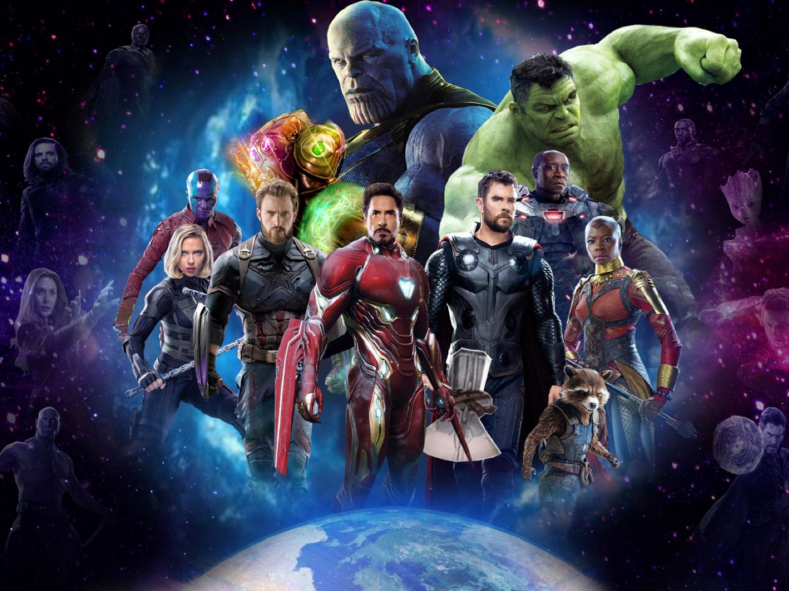 Avengers Infinity War International Poster Wallpapers