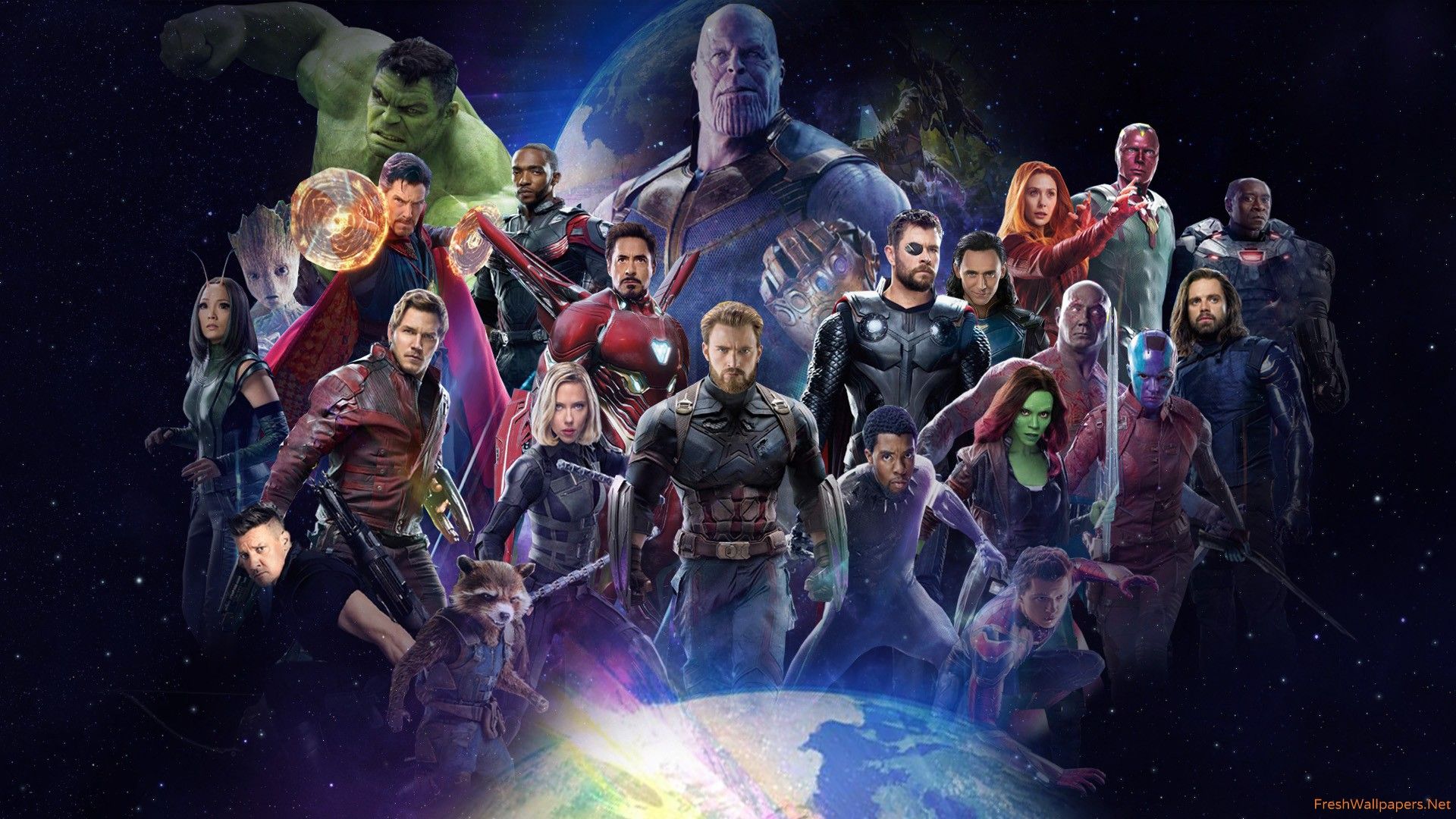 Avengers Infinity War International Poster Wallpapers