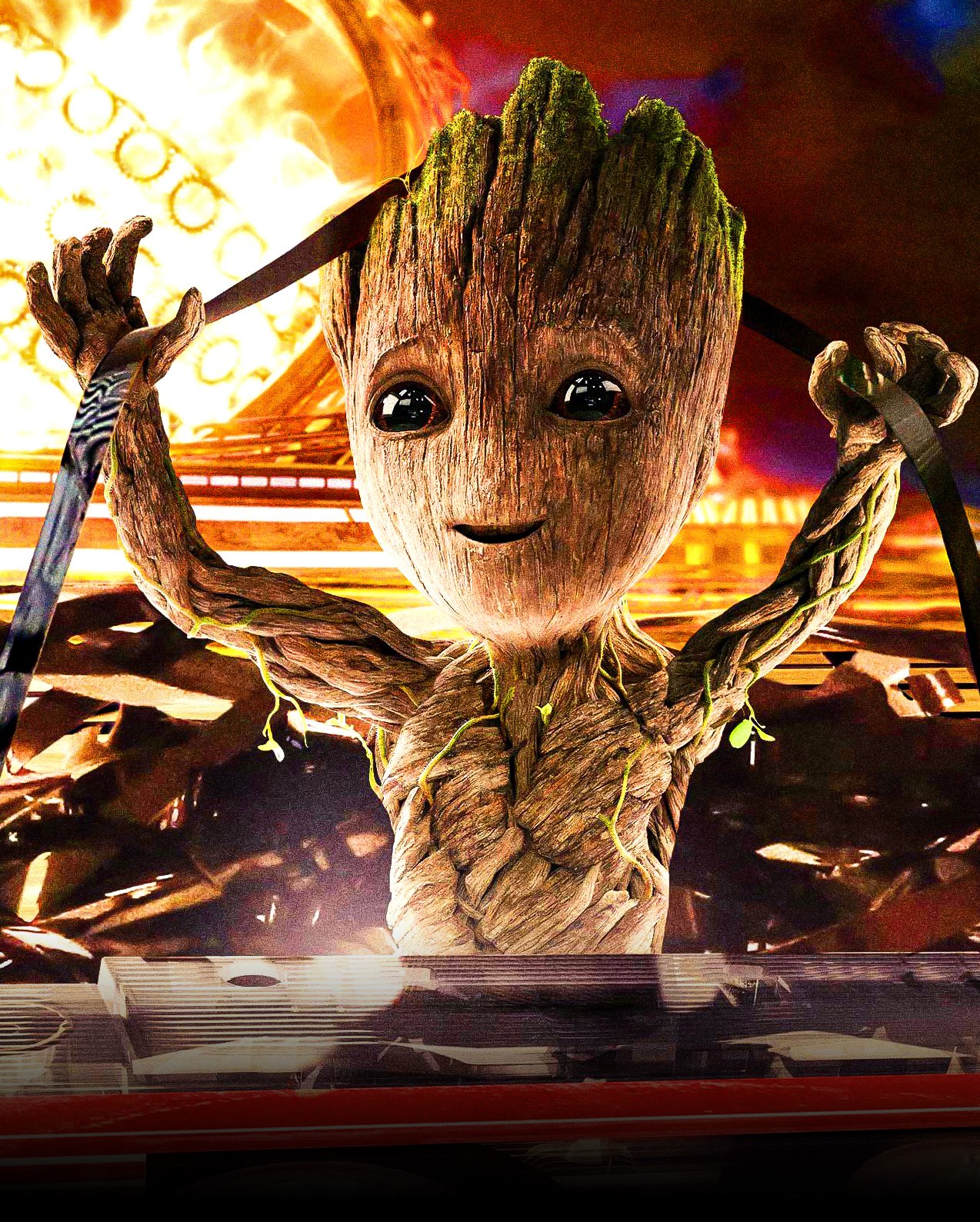 Baby Groot Empire Magazine Cover Wallpapers