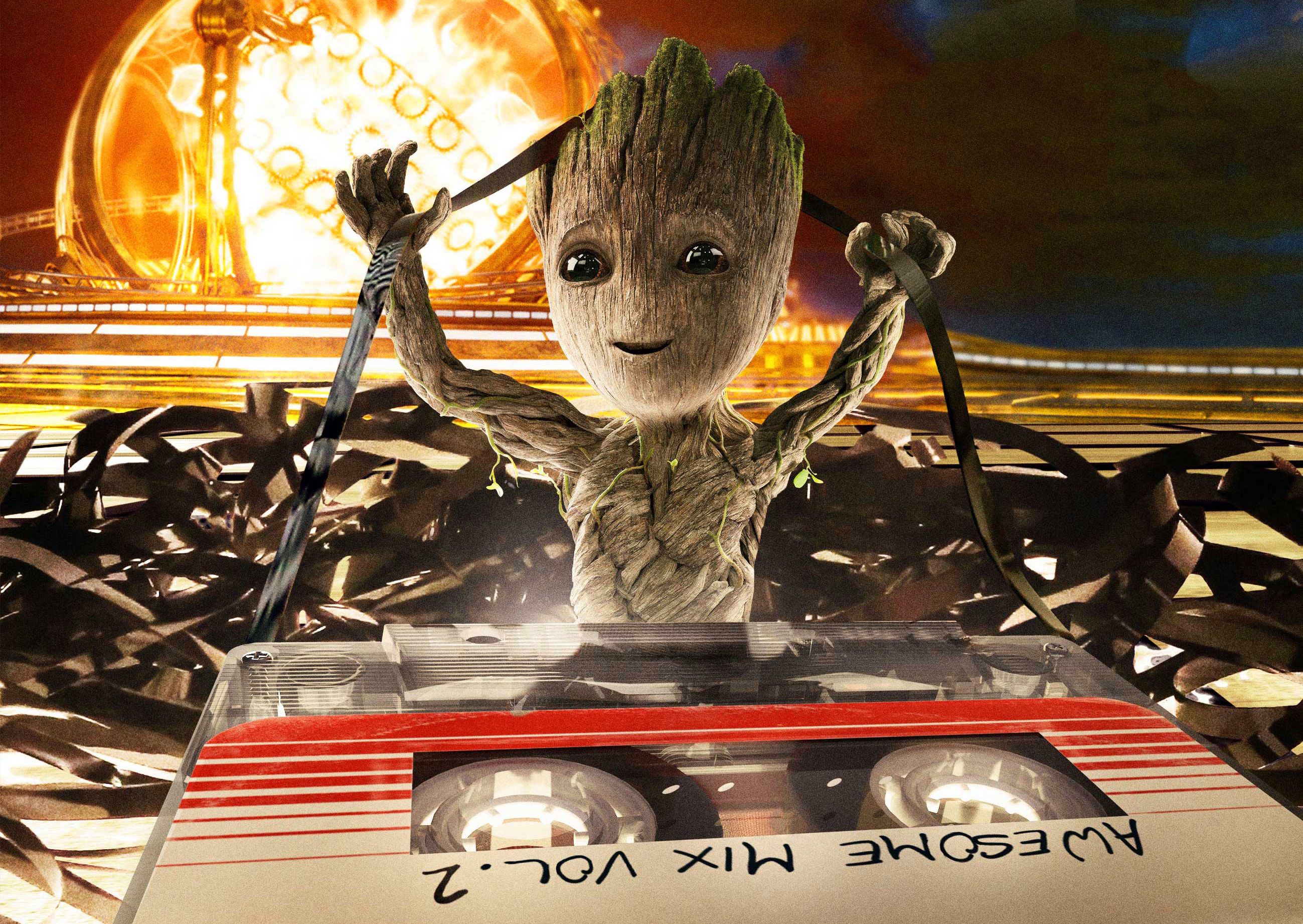 Baby Groot Guardians Of The Galaxy Vol 2 Wallpapers