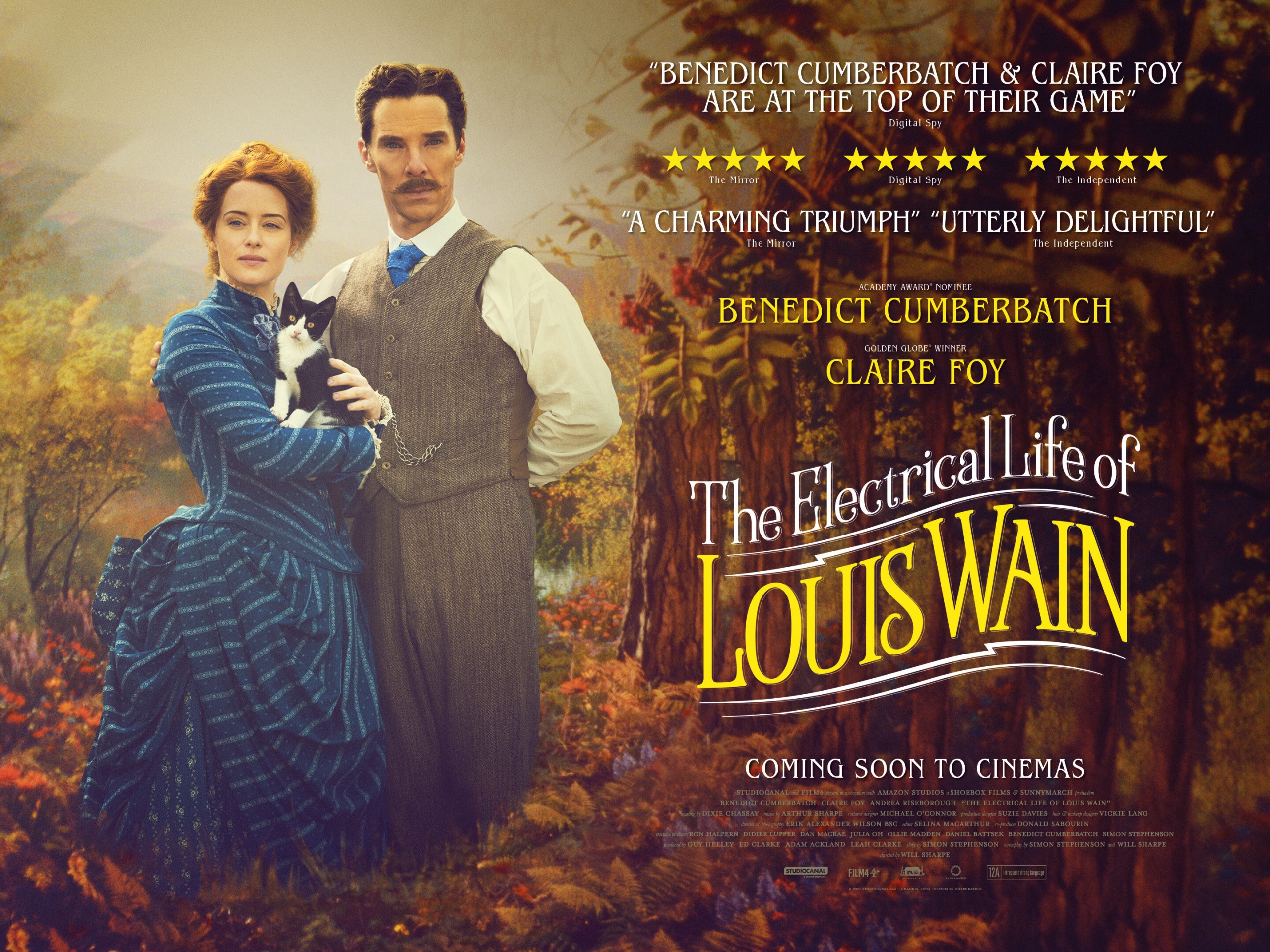 Benedict Cumberbatch The Electrical Life Of Louis Wain Movie Wallpapers