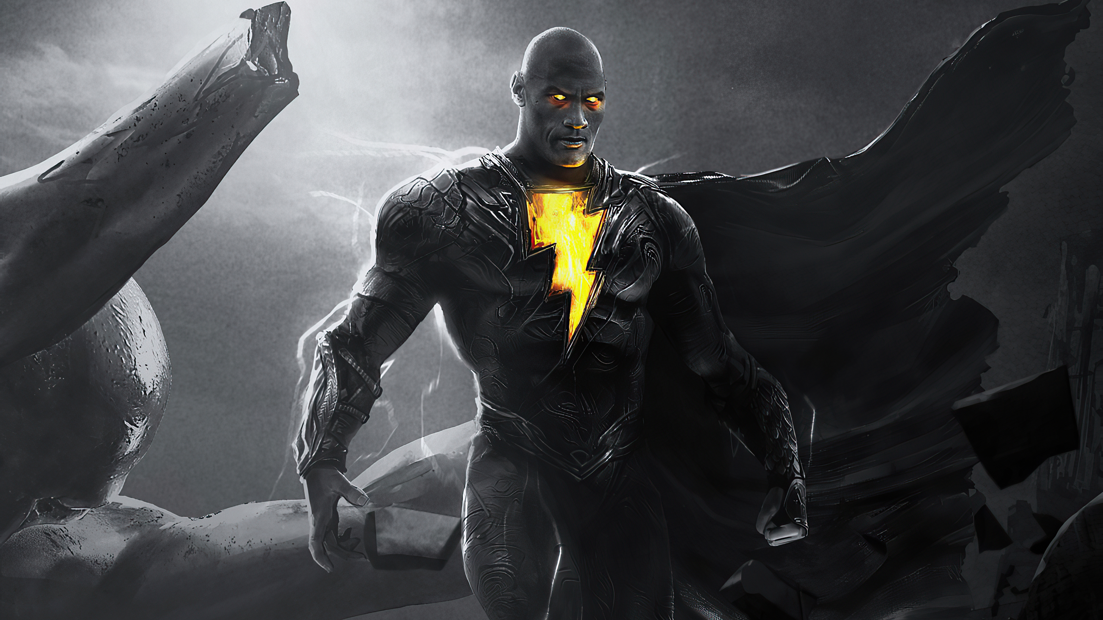 Black Adam 4K Art 2021 Wallpapers