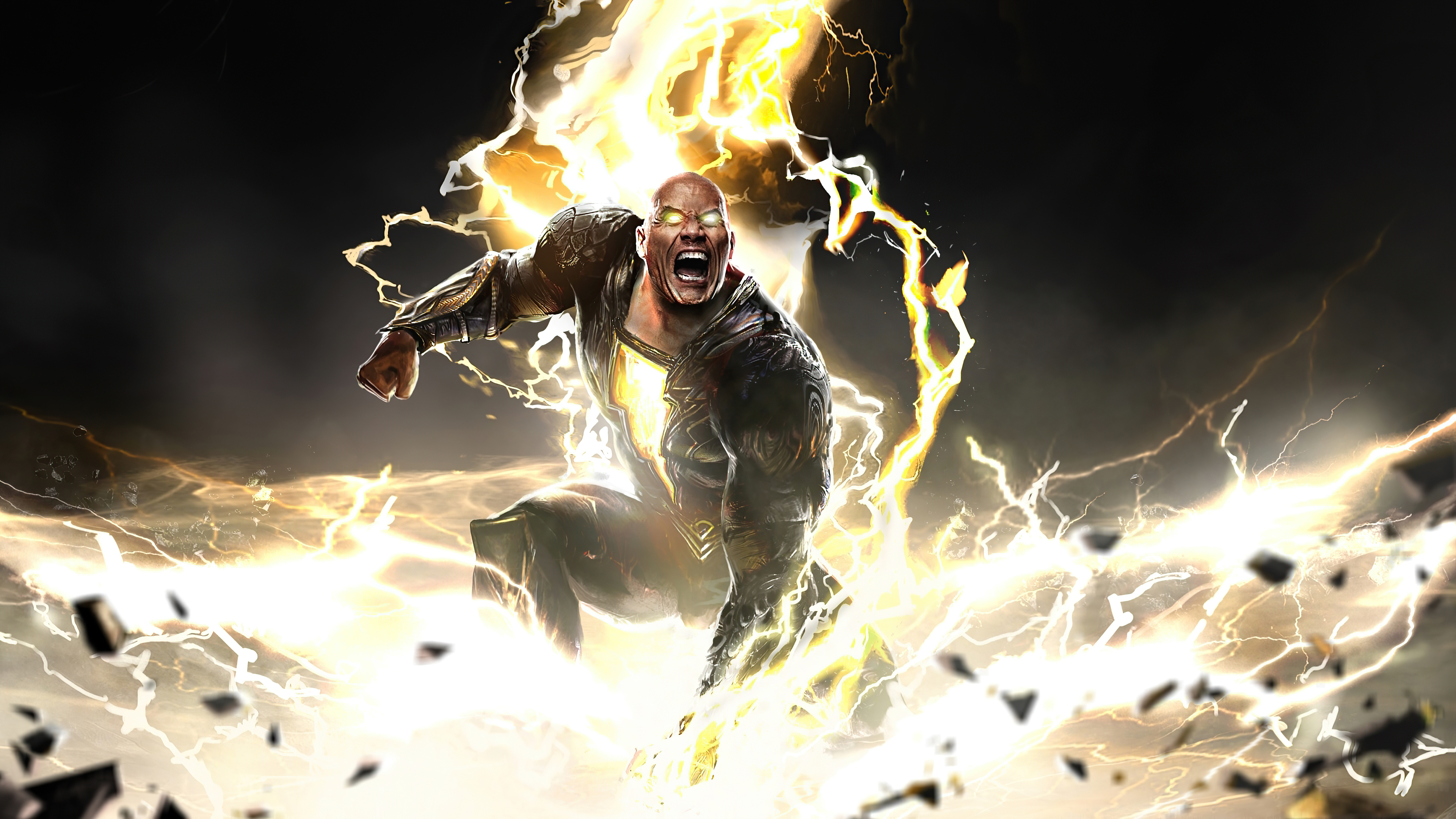 Black Adam 4K Art 2021 Wallpapers