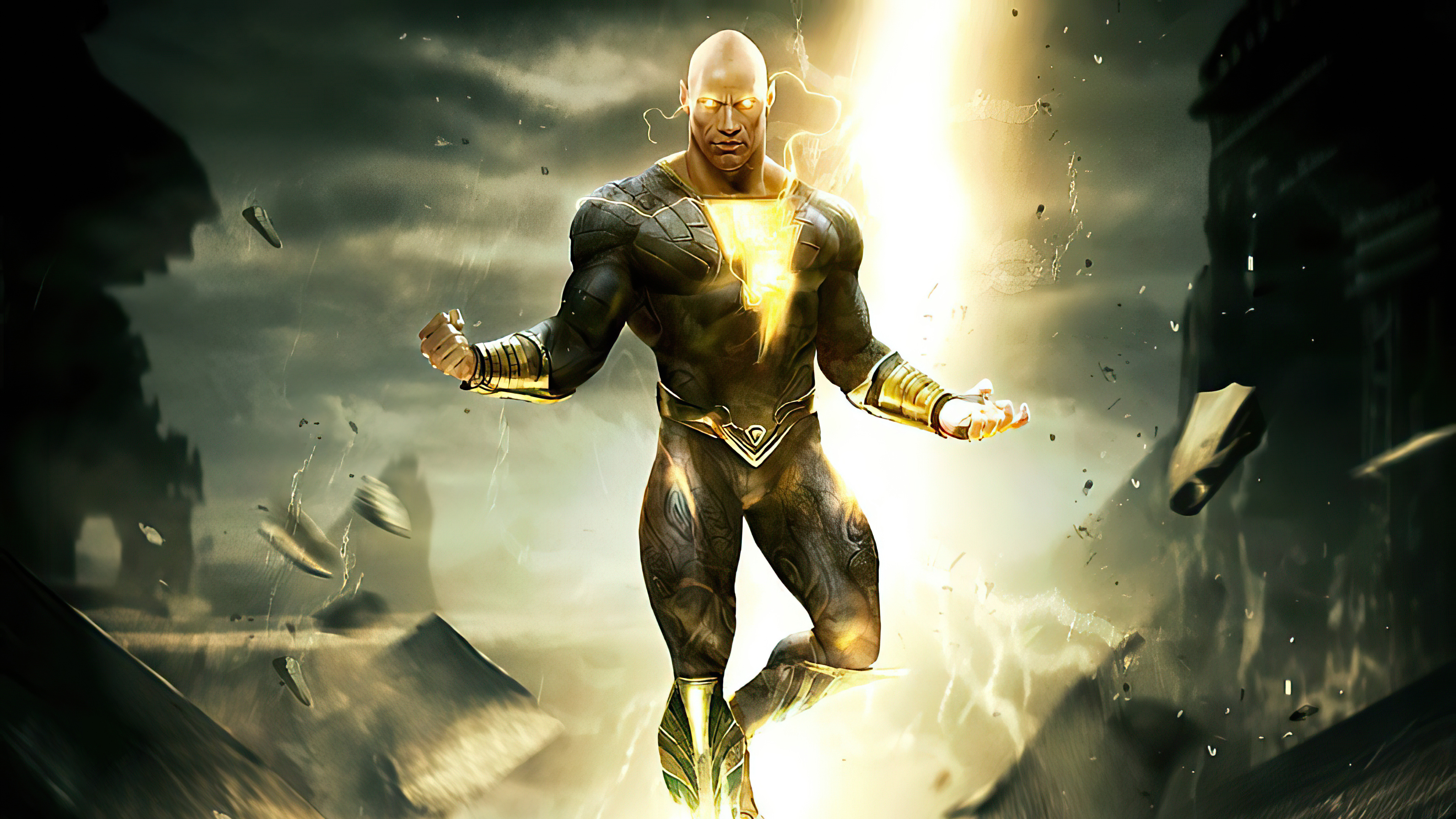 Black Adam Movie Digital Art Wallpapers