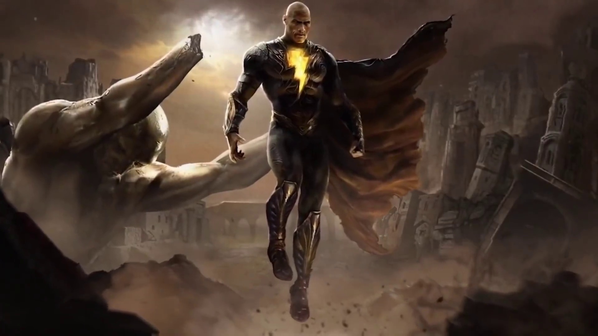 Black Adam Movie Digital Art Wallpapers