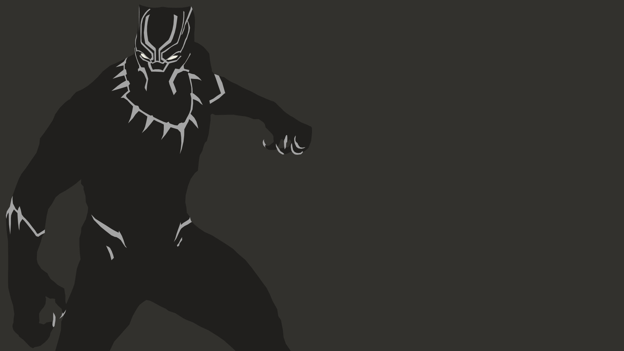 Black Panther Minimal Artwork Wallpapers