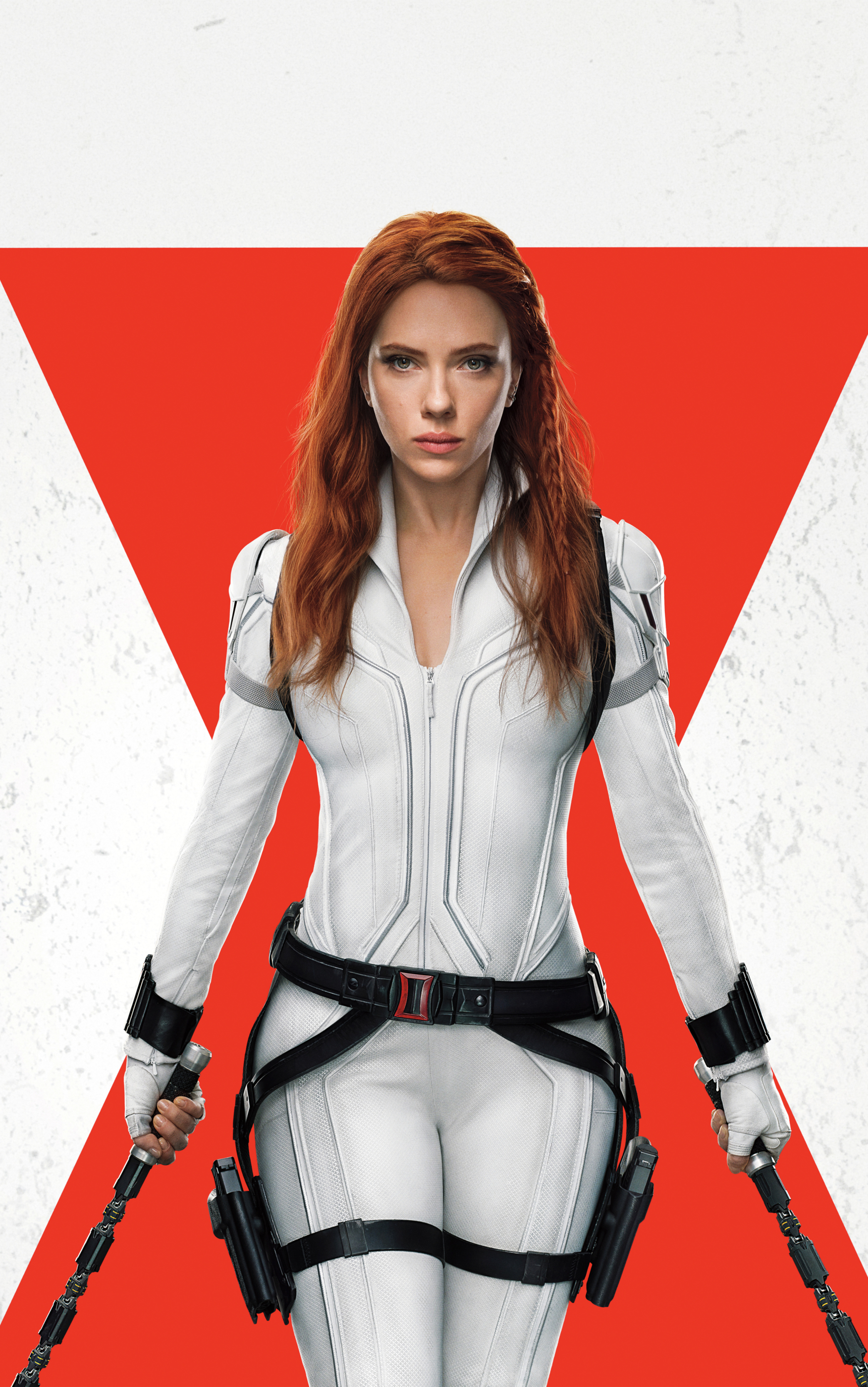 Black Widow 2020 White Suit Wallpapers