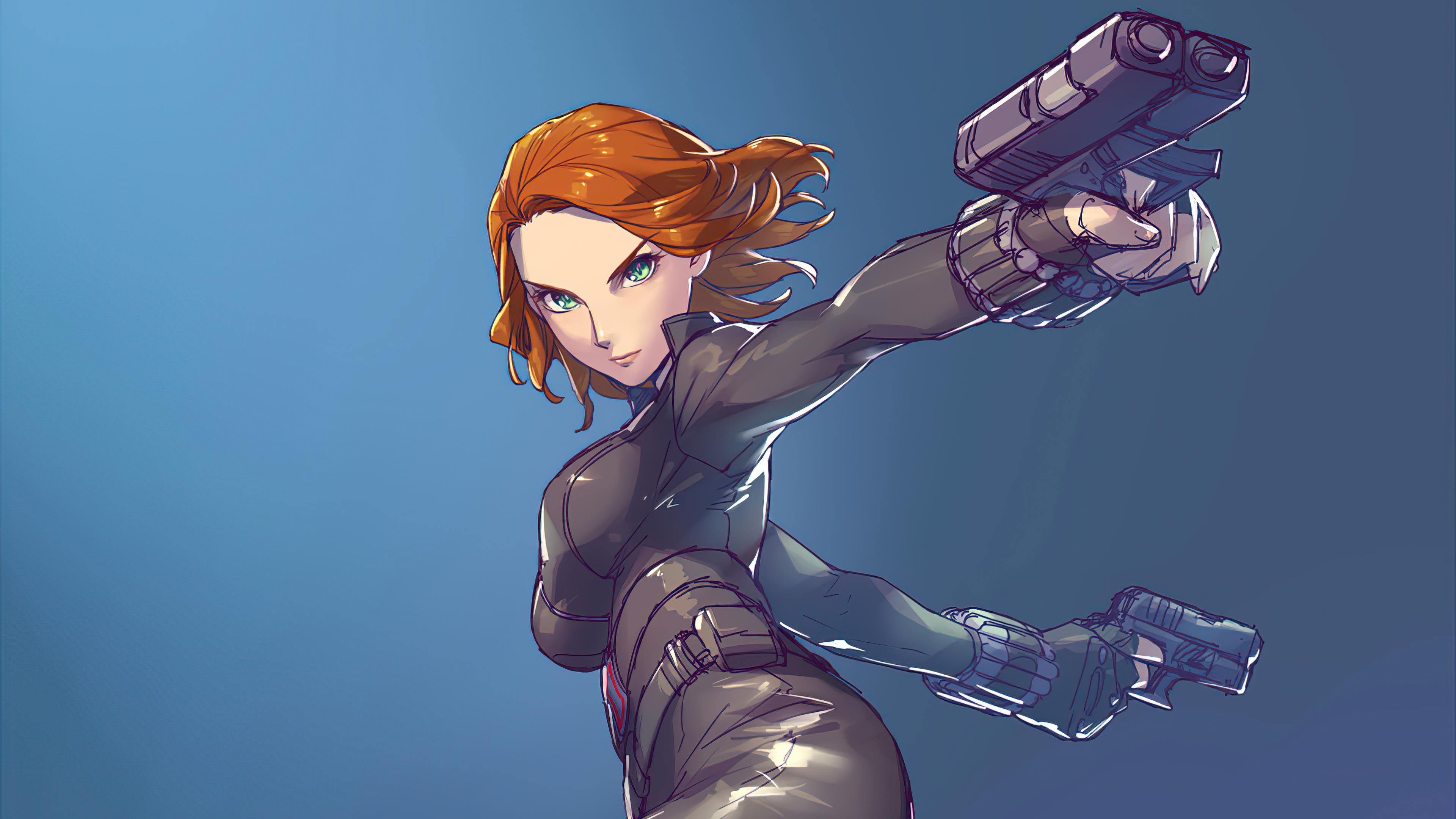 Black Widow Digital Art Wallpapers