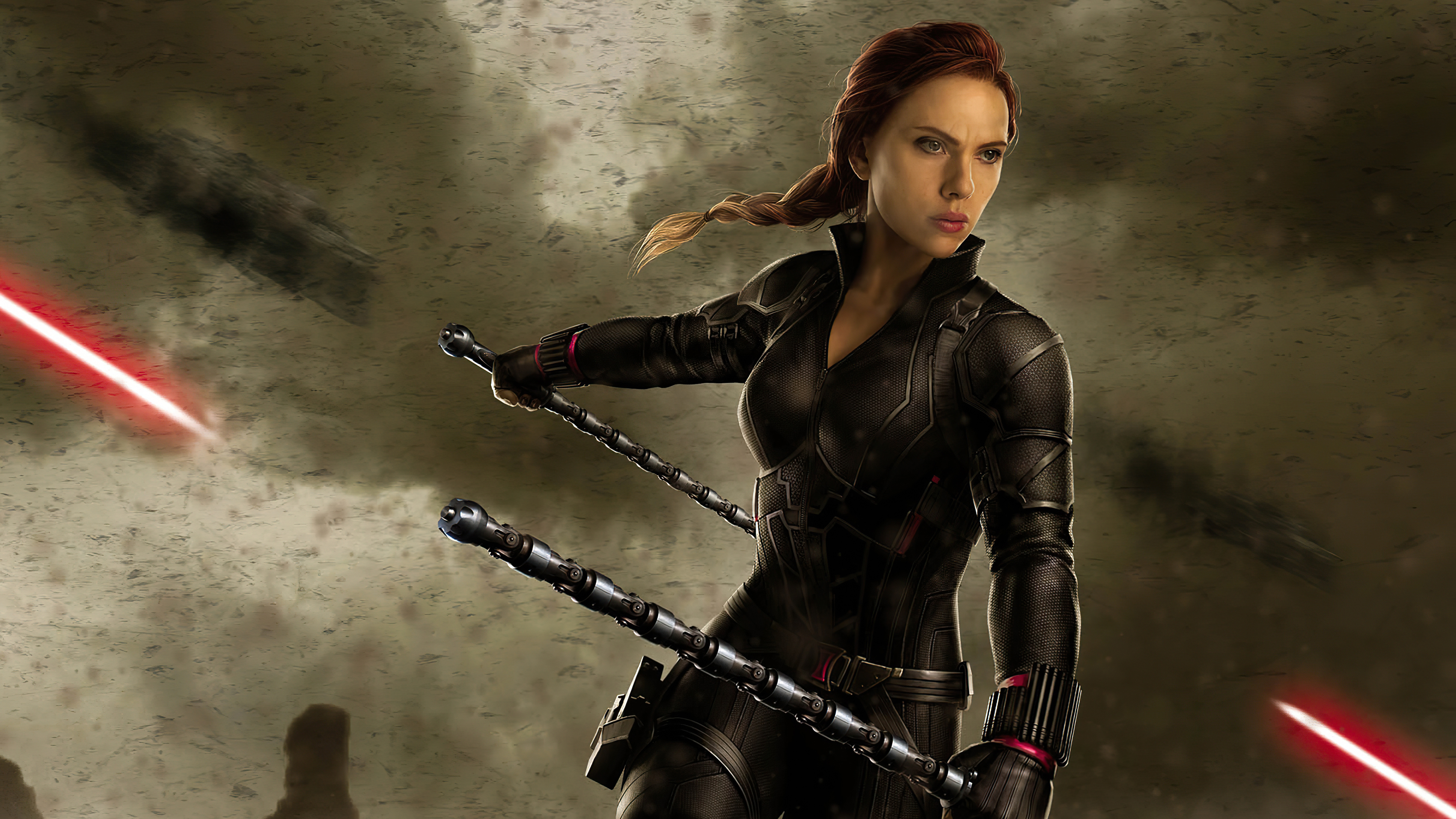 Black Widow Digital Art Wallpapers