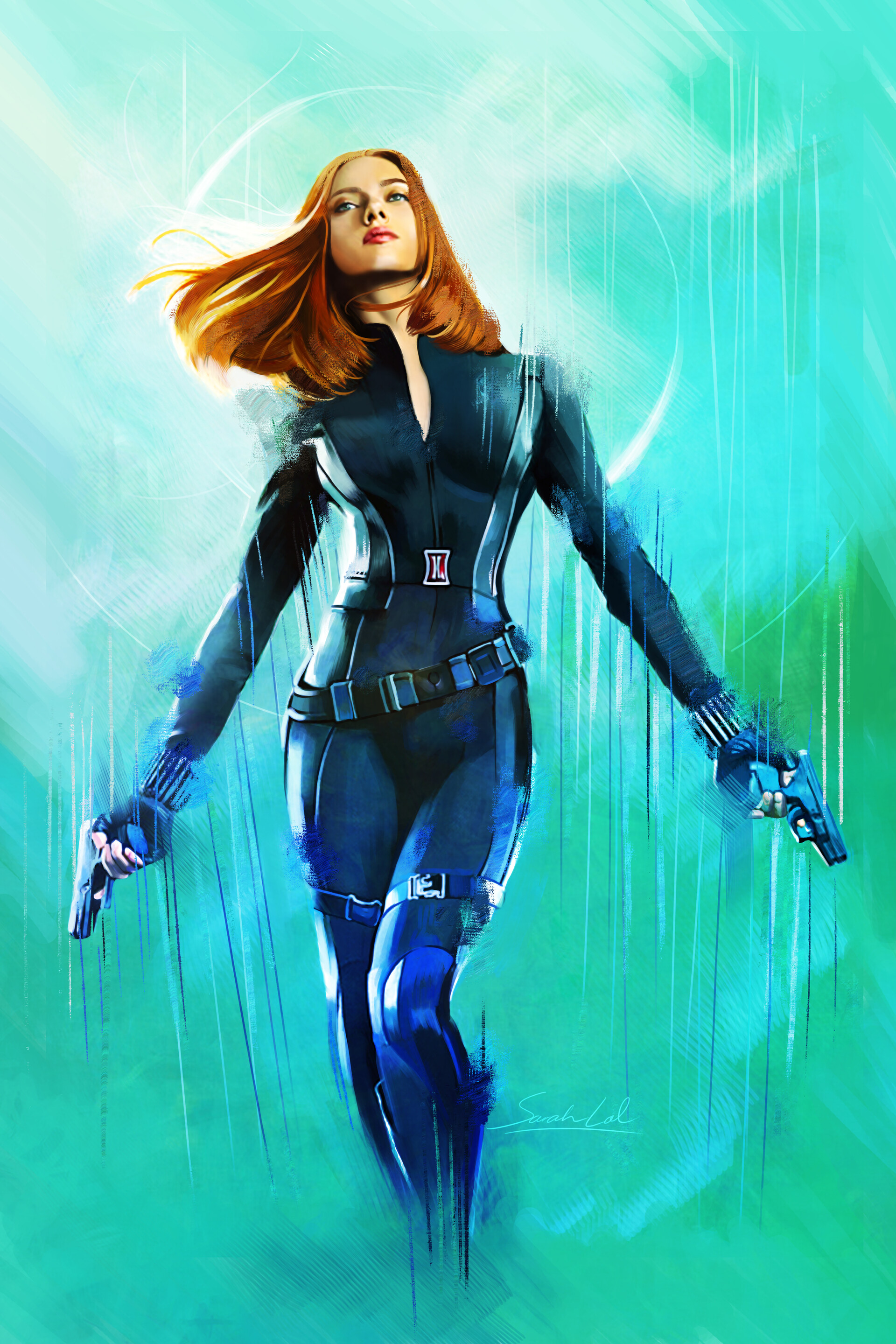 Black Widow Fan Poster Wallpapers