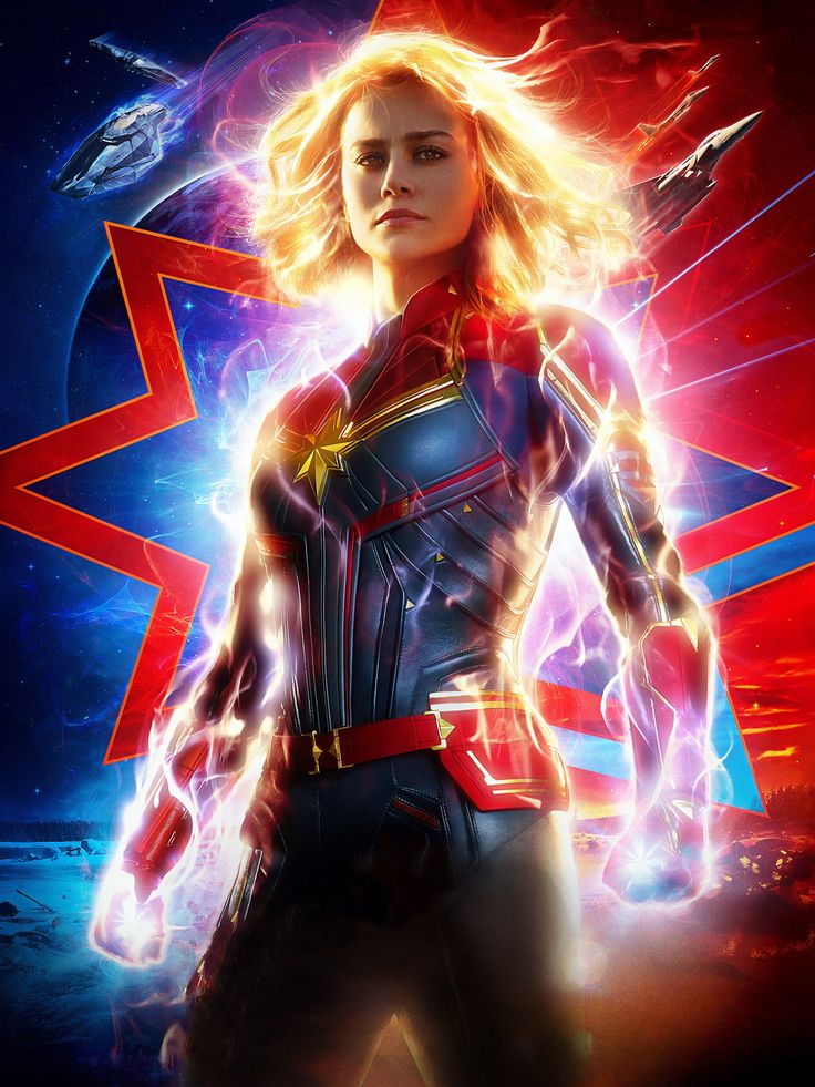 Brie Larson As Captain Marvel Illustration Wallpapers