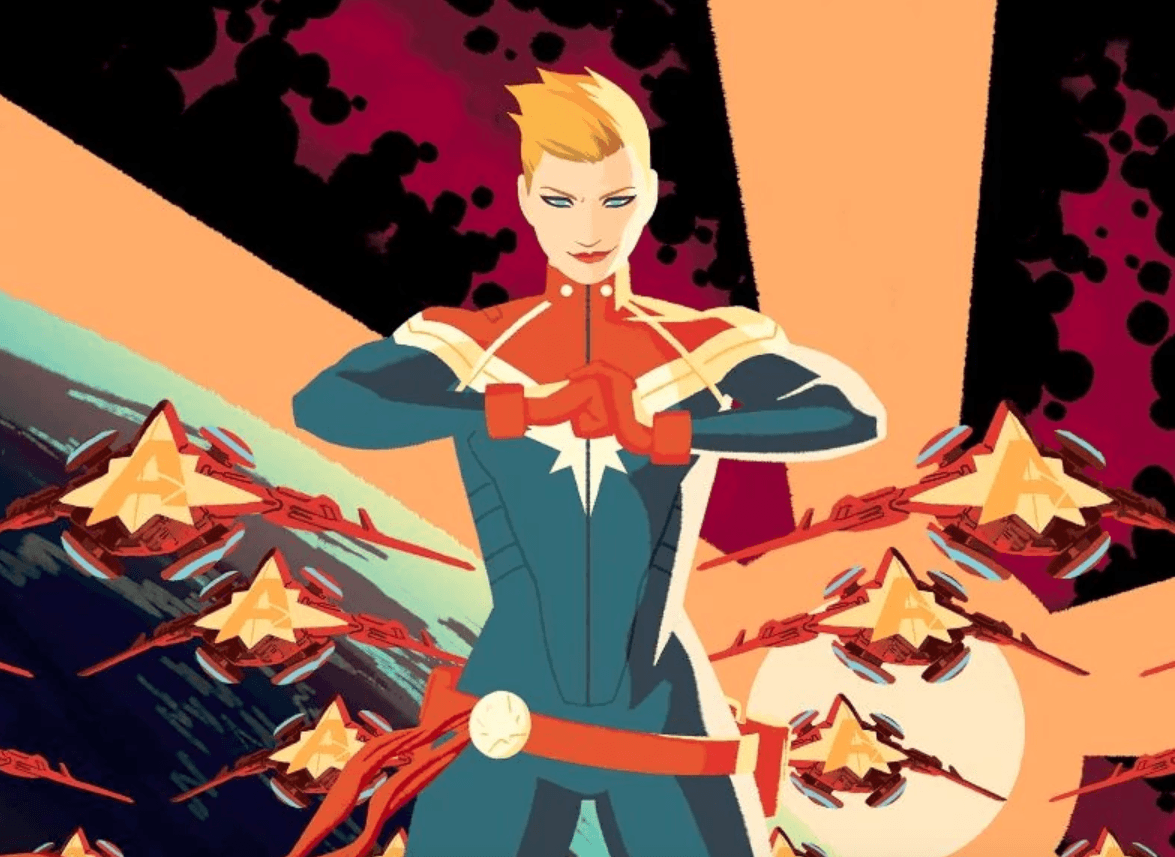 Brie Larson As Captain Marvel Illustration Wallpapers