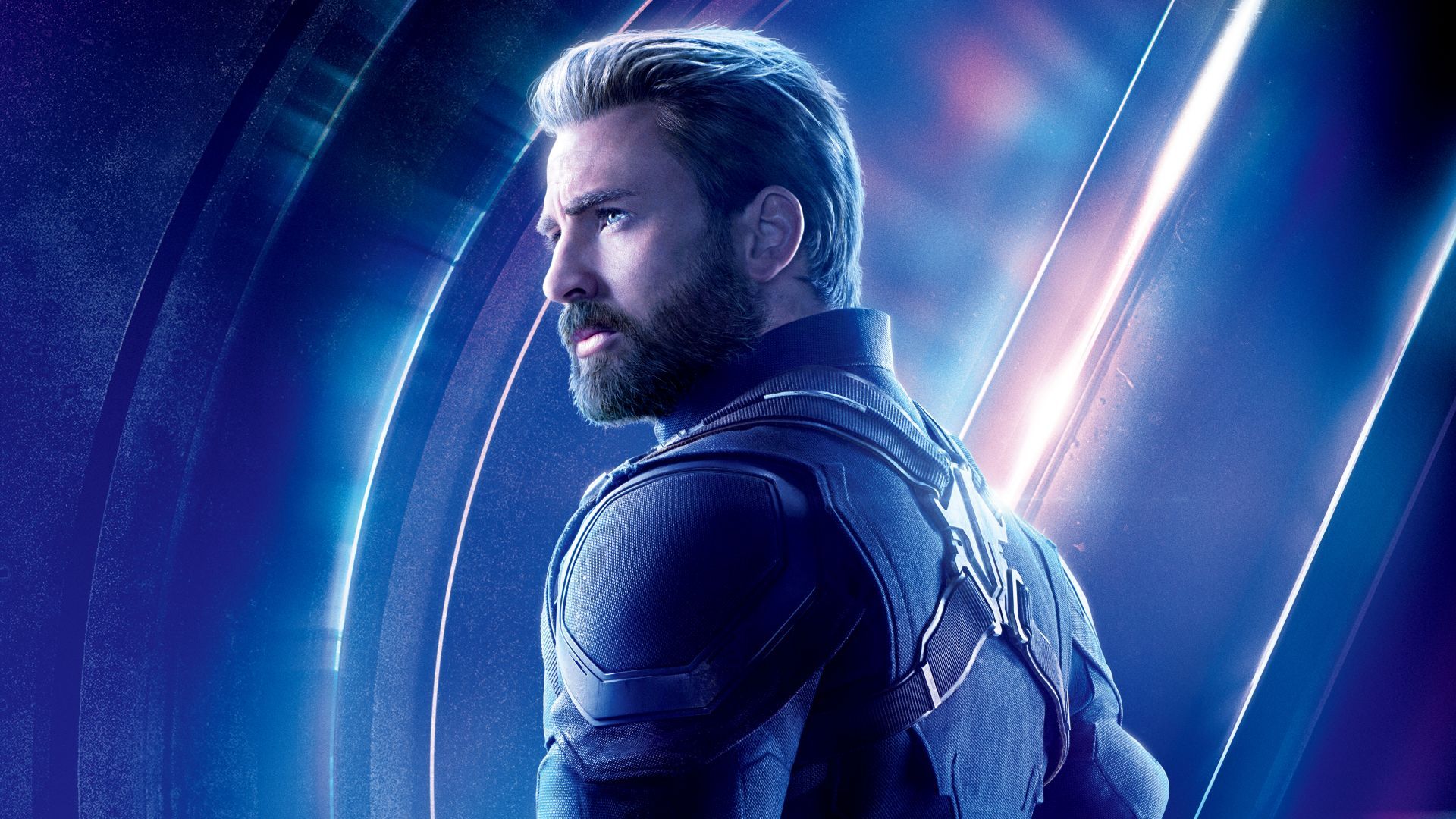 Captain America Beard Look In Infinity War Wallpapers