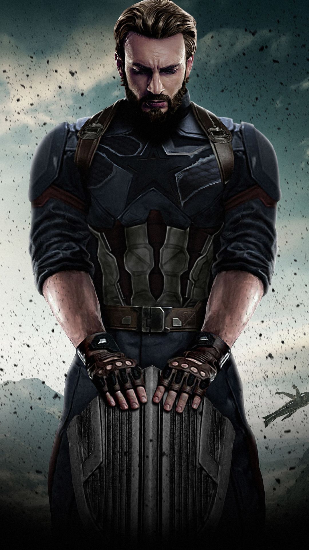 Captain America Beard Look In Infinity War Wallpapers