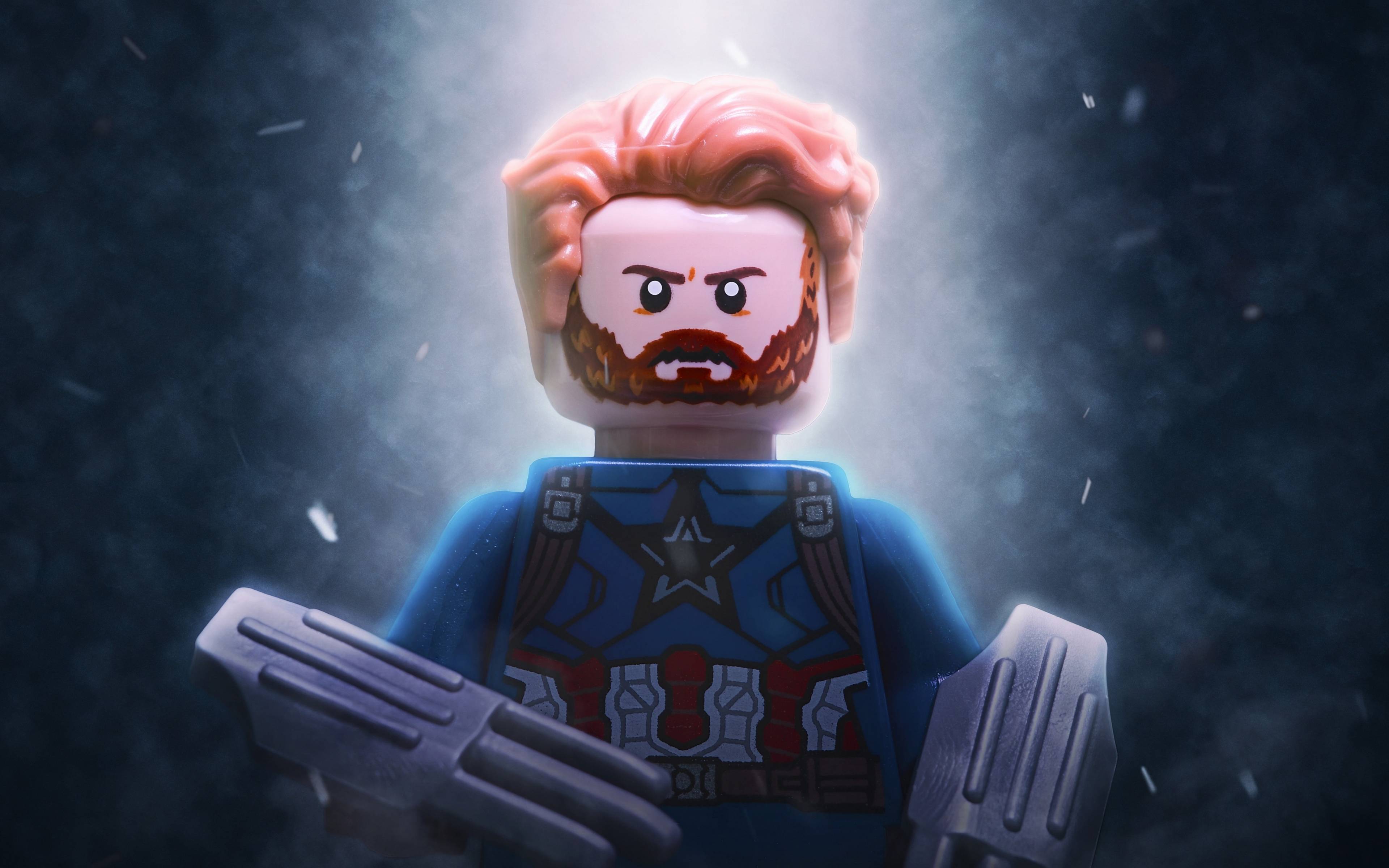 Captain America Beard Look In Infinity War Wallpapers