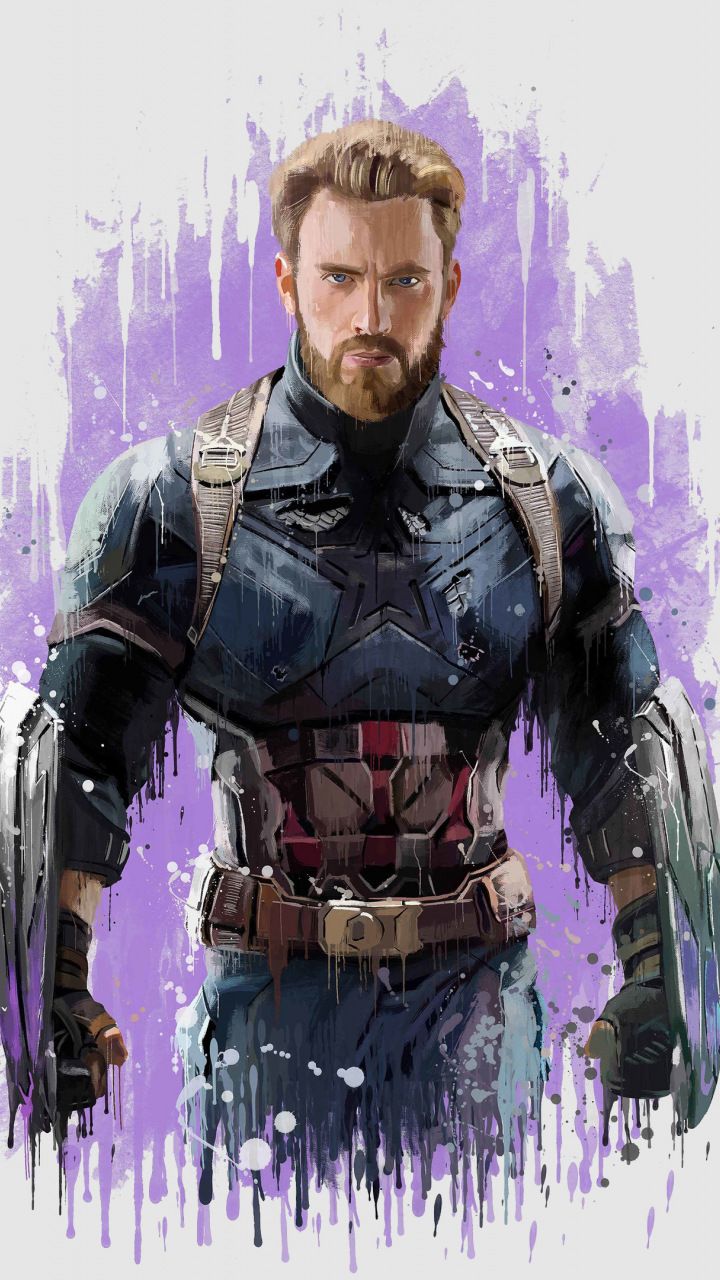 Captain America Beard Look In Infinity War Wallpapers